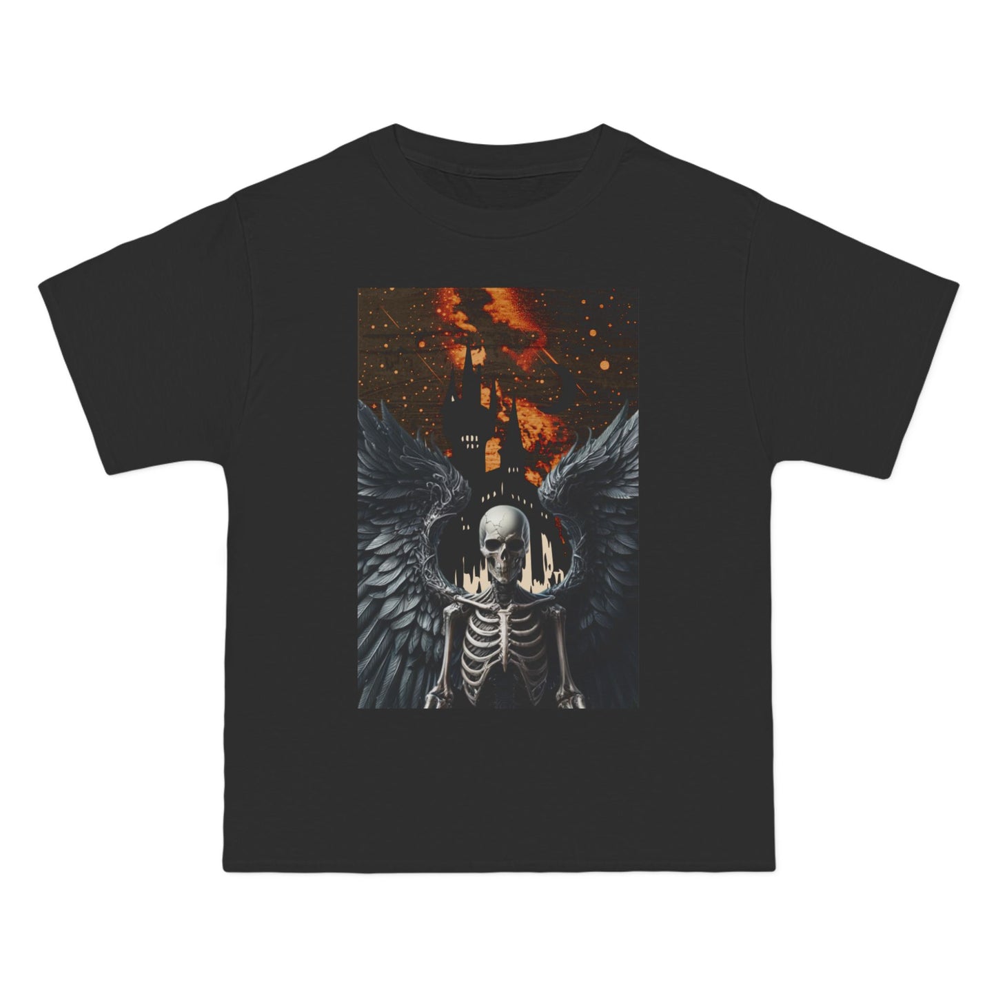 Gothic Skeleton Graphic Tee - Unisex Beefy-T® Short-Sleeve T-Shirt