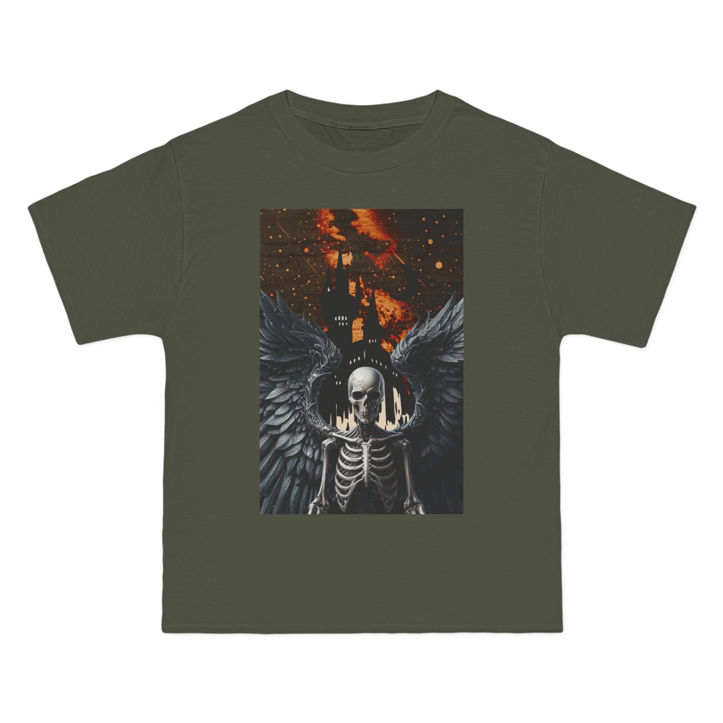Gothic Skeleton Graphic Tee - Unisex Beefy-T® Short-Sleeve T-Shirt