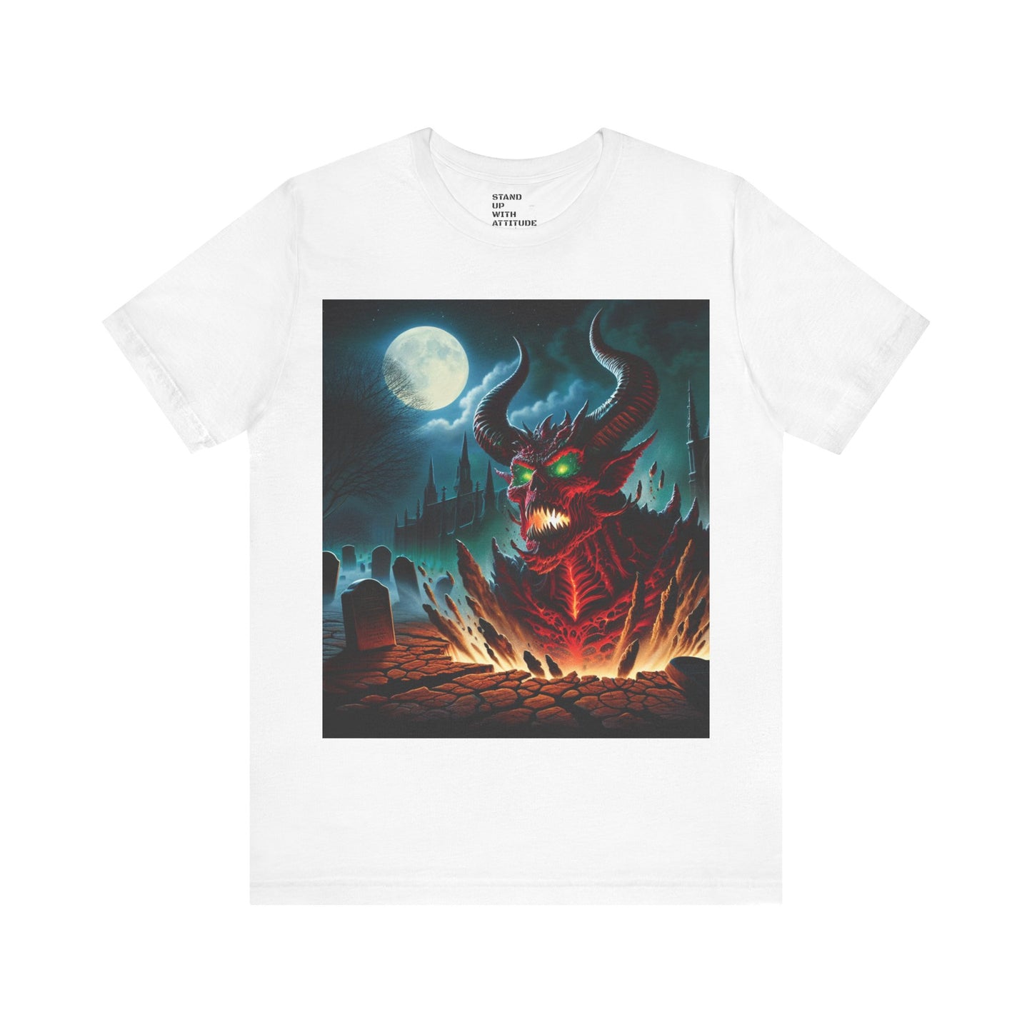The Devil Rises Jersey Short Sleeve Tee