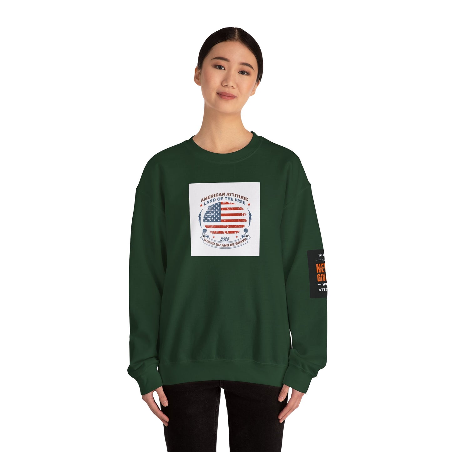 American Attitude Heavy Blend™ Crewneck Sweatshirt