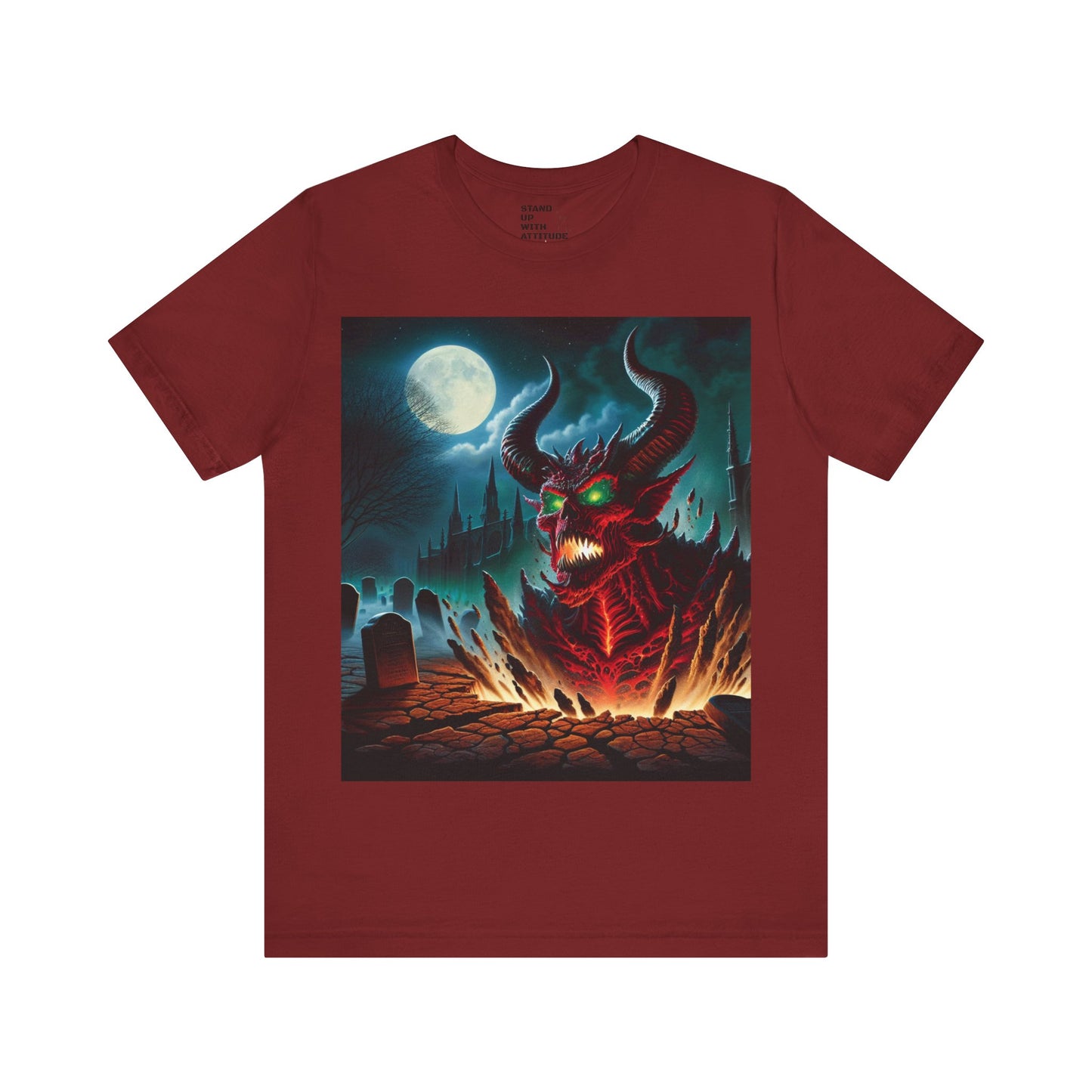 The Devil Rises Jersey Short Sleeve Tee