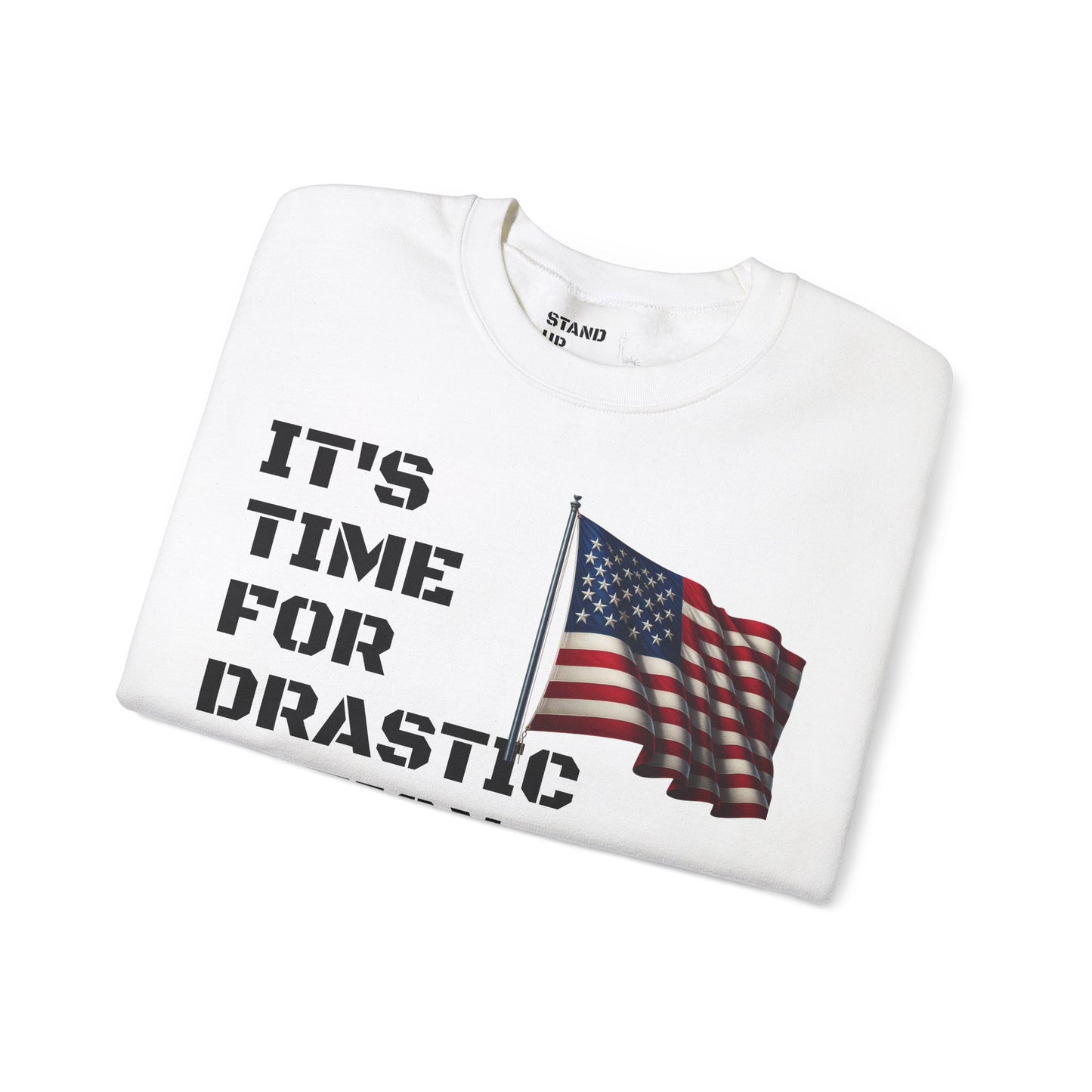 Time For Drastic Action Heavy Blend™ Crewneck Sweatshirt