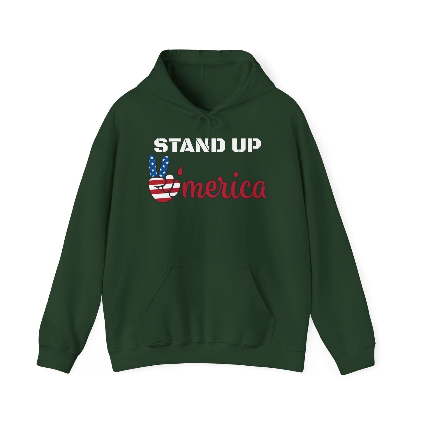 Stand Up America With Attitude Hooded Sweatshirt