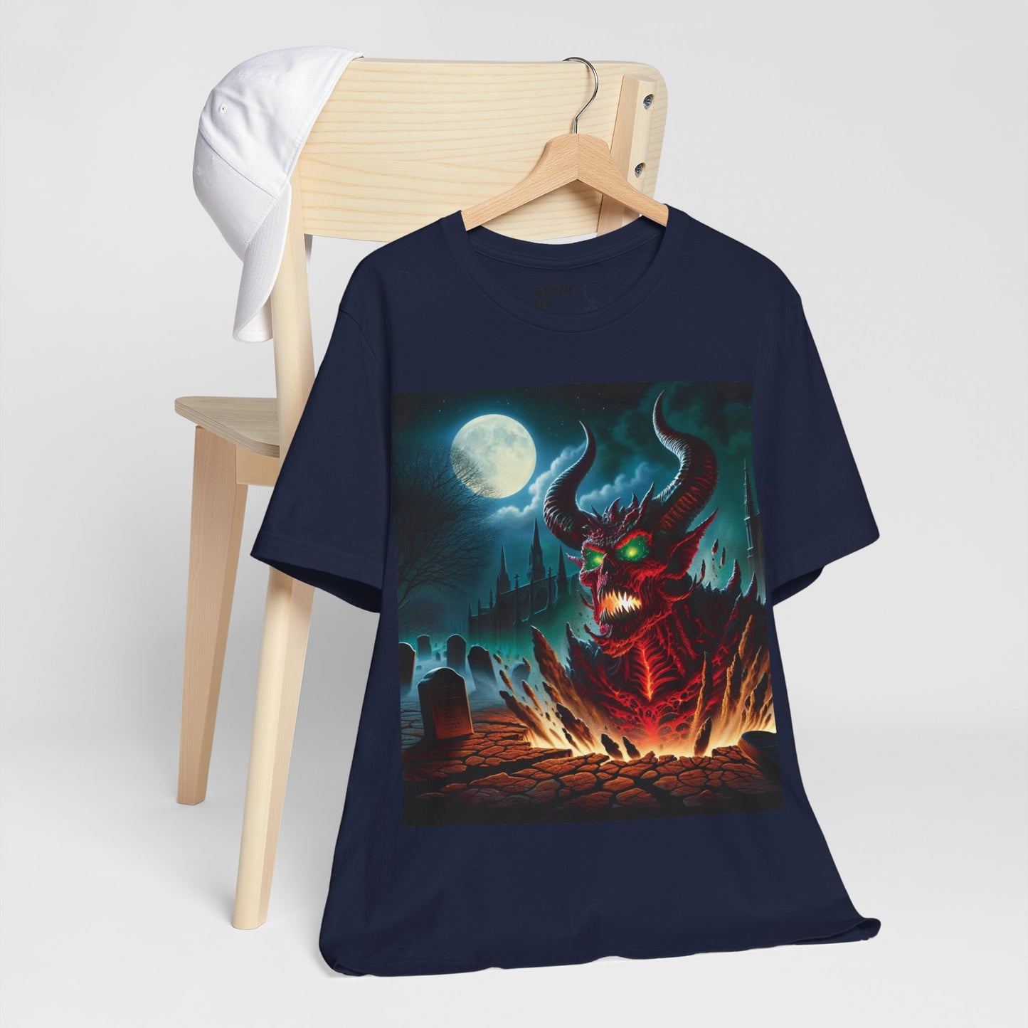 The Devil Rises Jersey Short Sleeve Tee