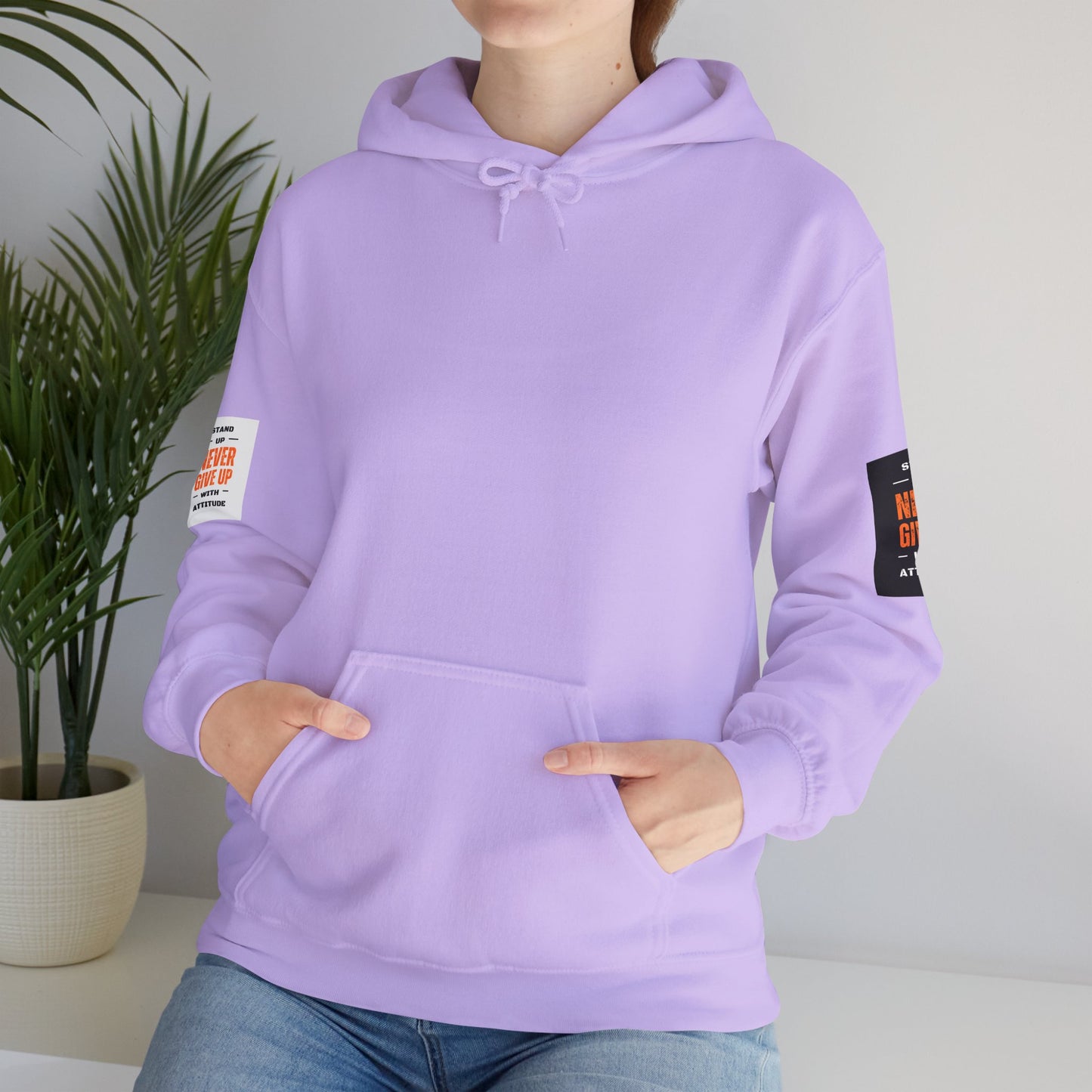 Stand Up Dual Arm Patch Heavy Blend™ Hooded Sweatshirt