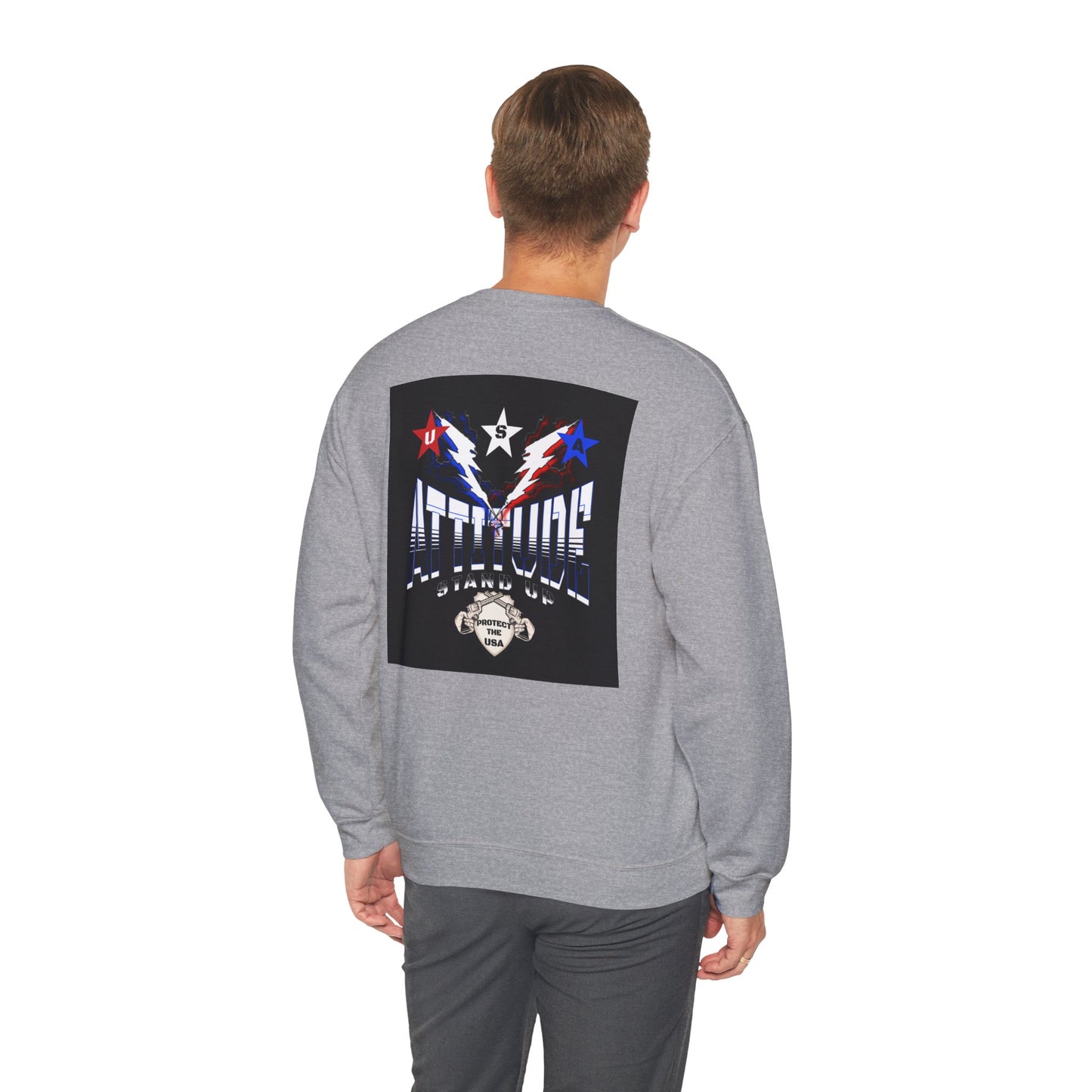 3 Star USA Heavy Blend™ Crewneck Sweatshirt