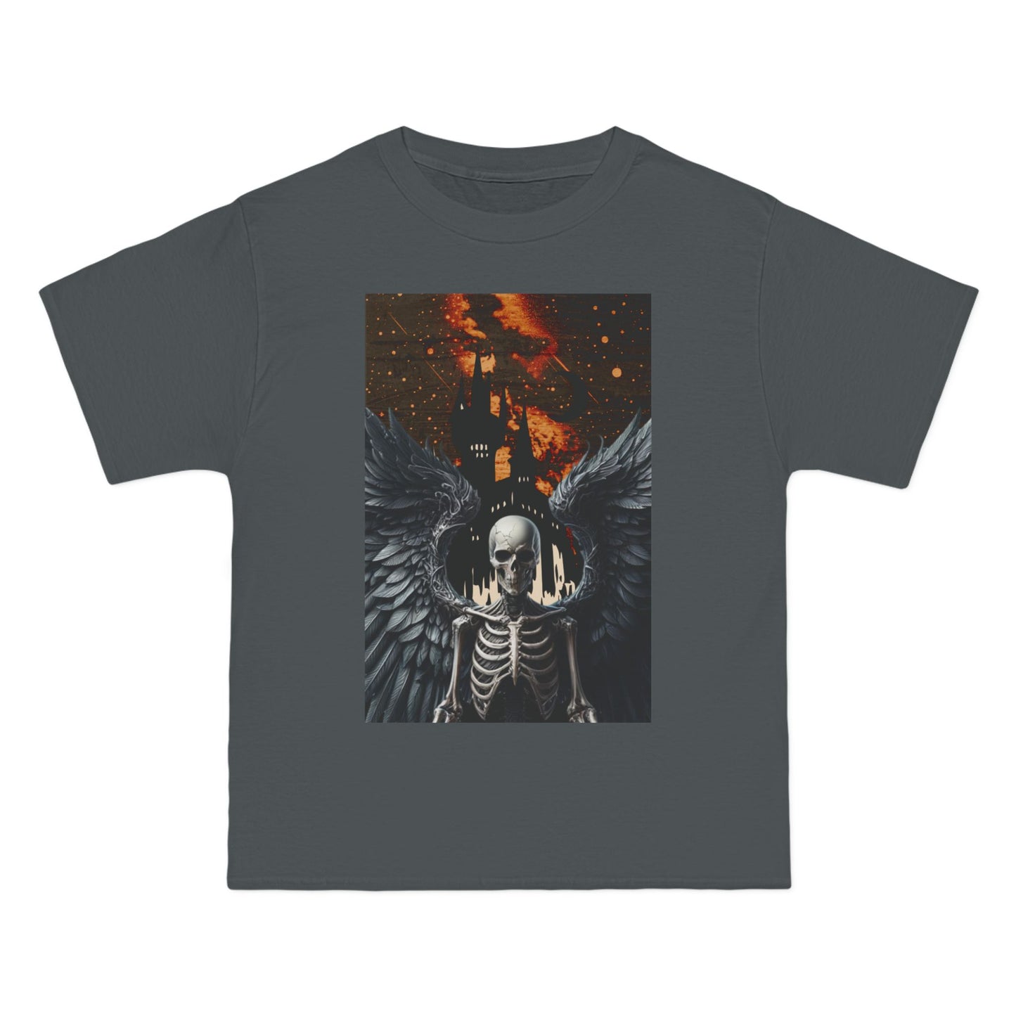 Gothic Skeleton Graphic Tee - Unisex Beefy-T® Short-Sleeve T-Shirt
