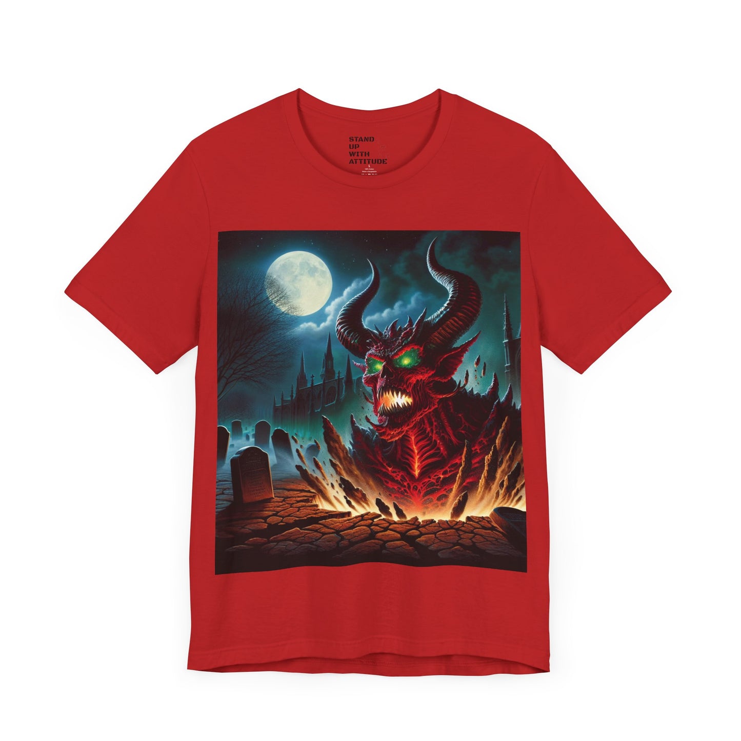 The Devil Rises Jersey Short Sleeve Tee