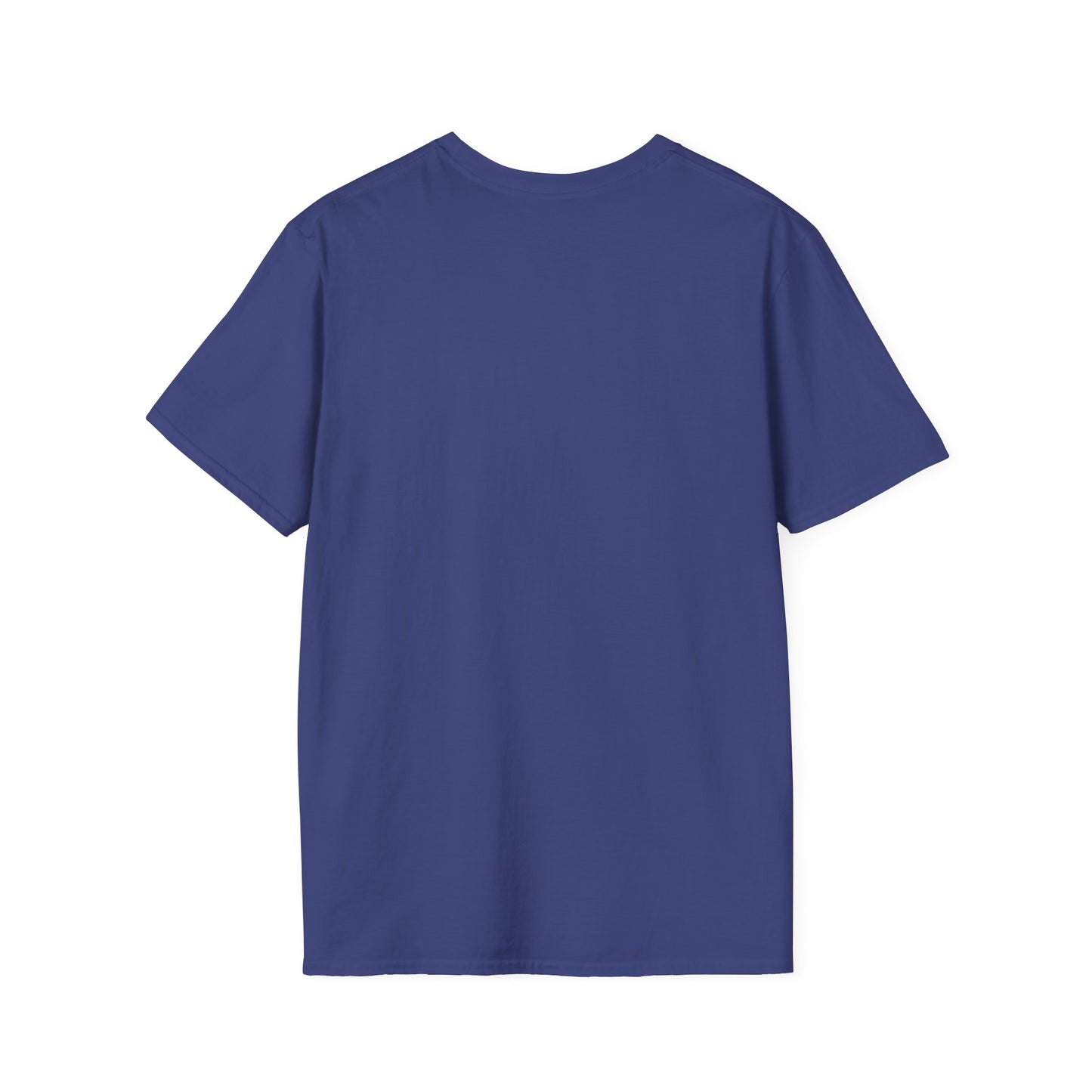 Crowd At Concert Cheering With American Flag And Fireworks Softstyle T-Shirt