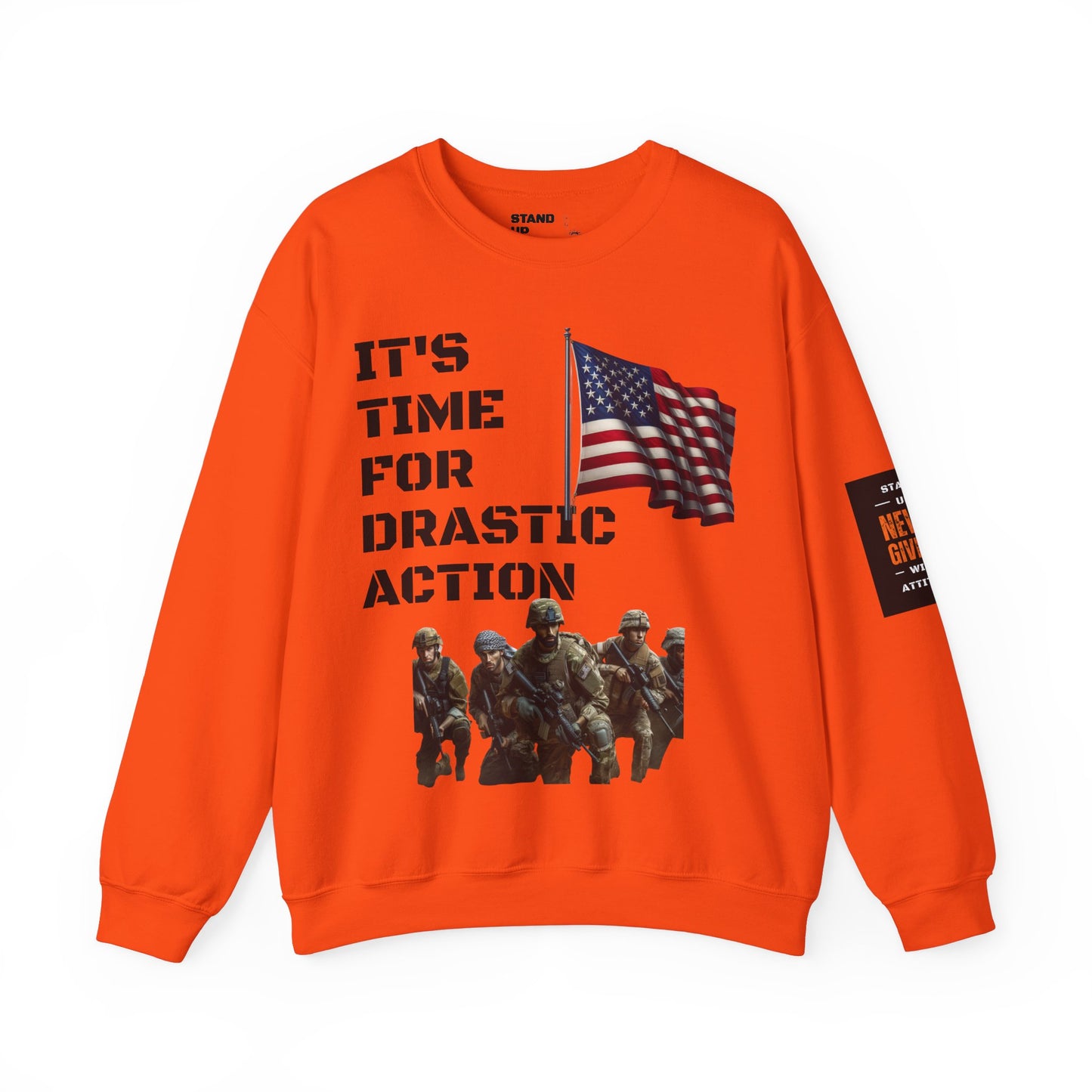 Time For Drastic Action Heavy Blend™ Crewneck Sweatshirt