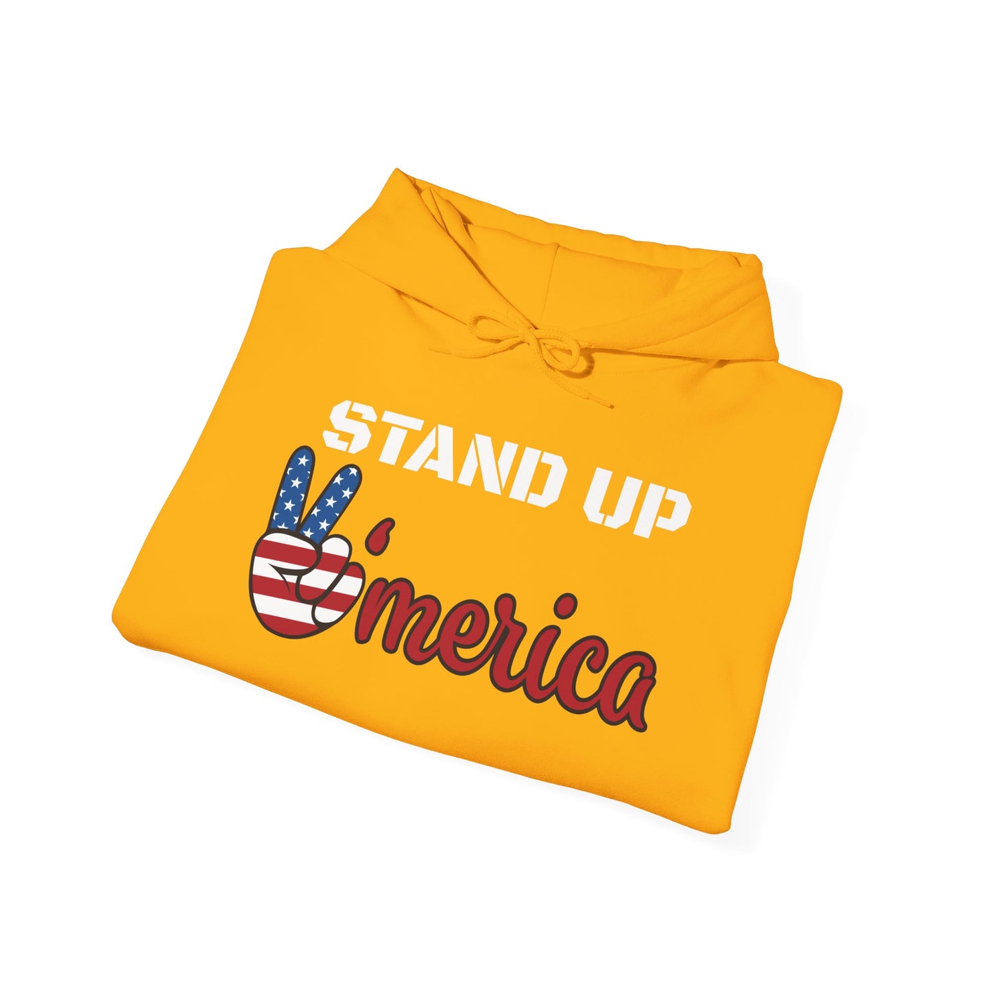 Stand Up America With Attitude Hooded Sweatshirt