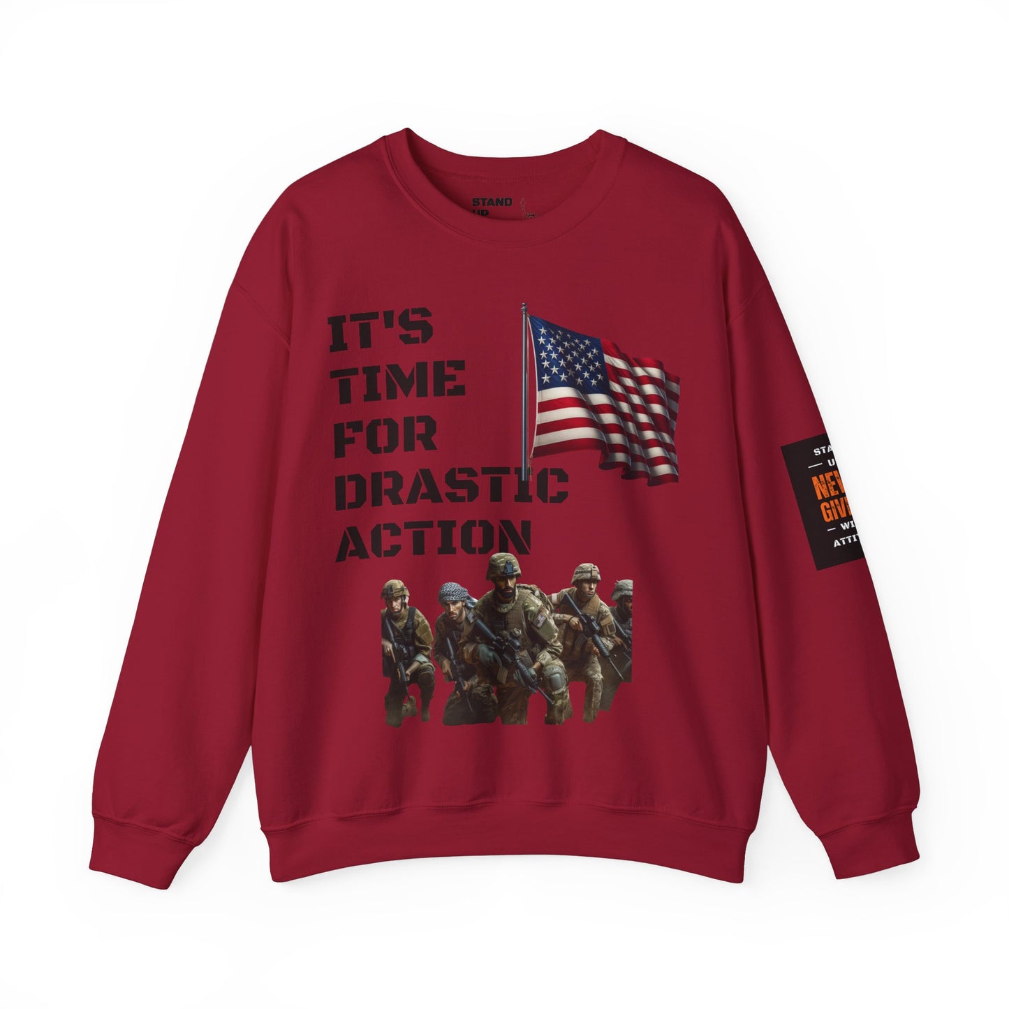 Time For Drastic Action Heavy Blend™ Crewneck Sweatshirt