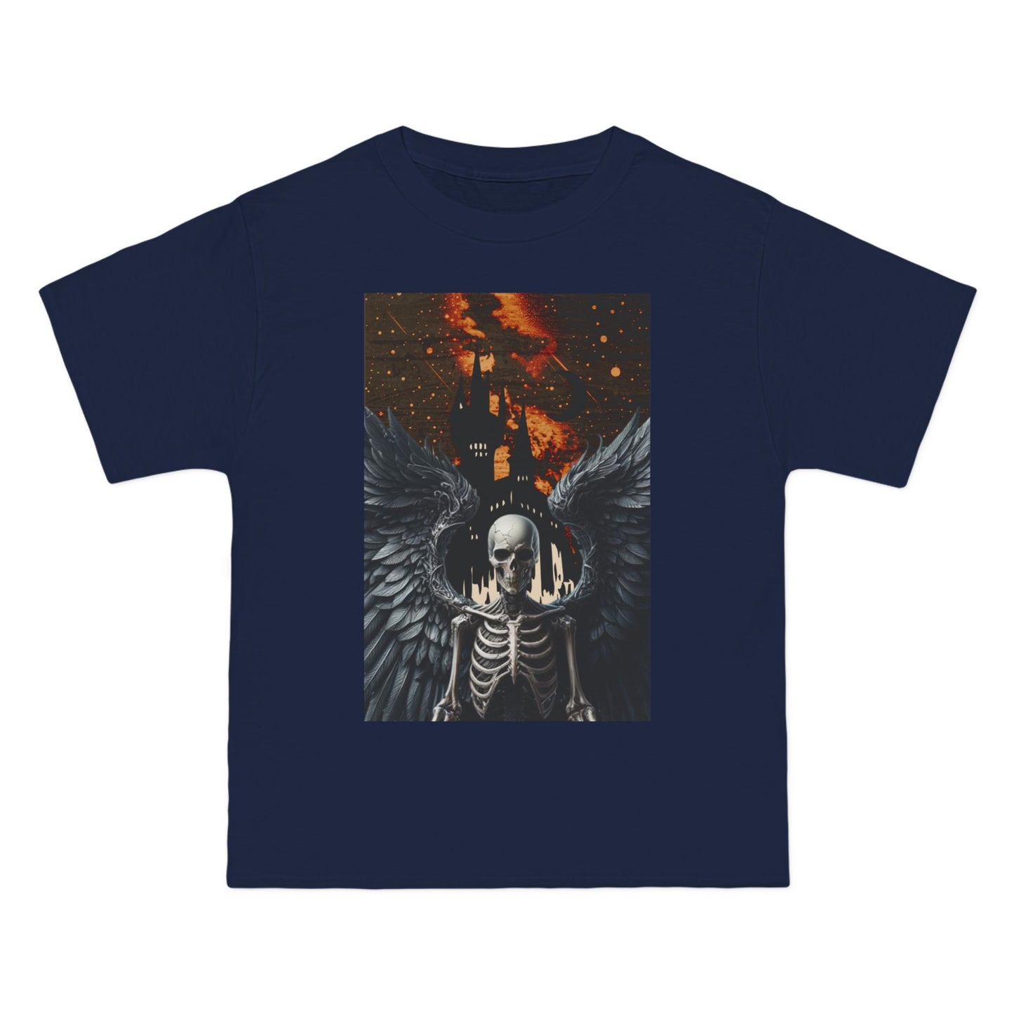 Gothic Skeleton Graphic Tee - Unisex Beefy-T® Short-Sleeve T-Shirt