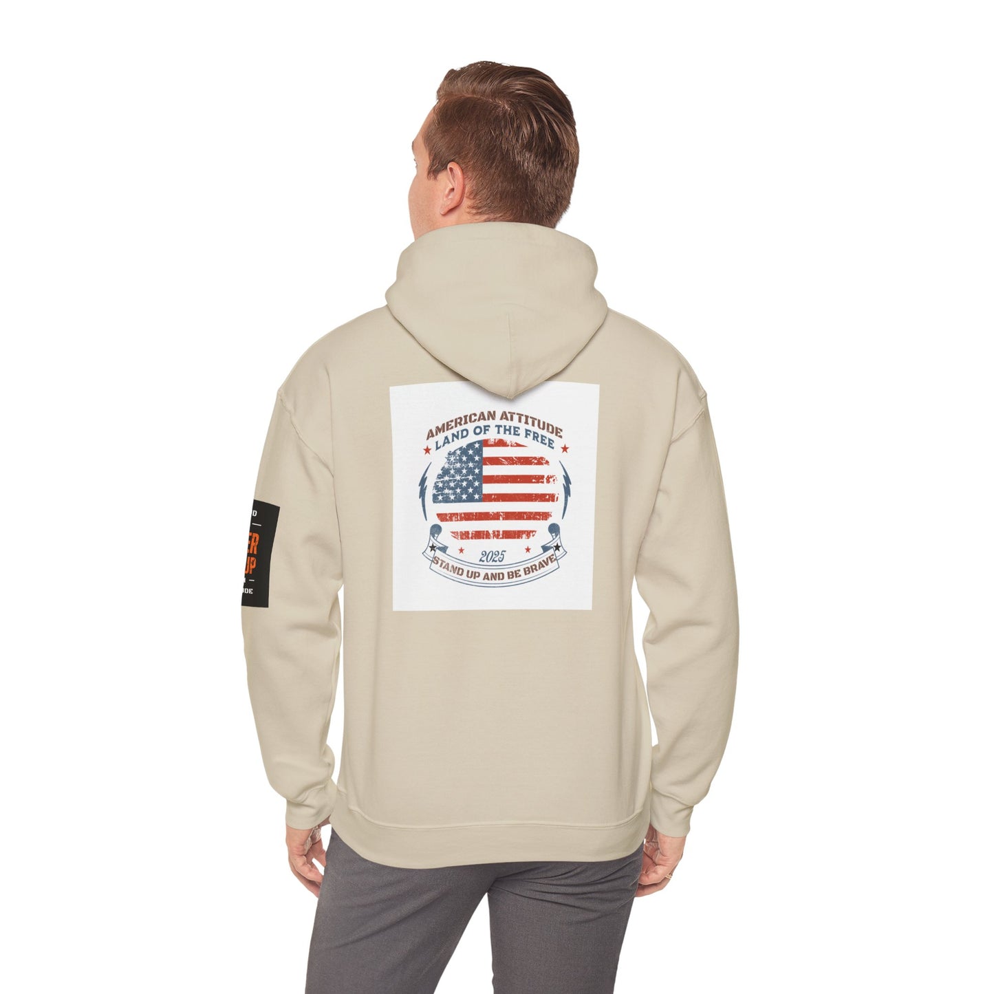 American Attitude Stand Up And Be Brave Heavy Blend™ Hooded Sweatshirt