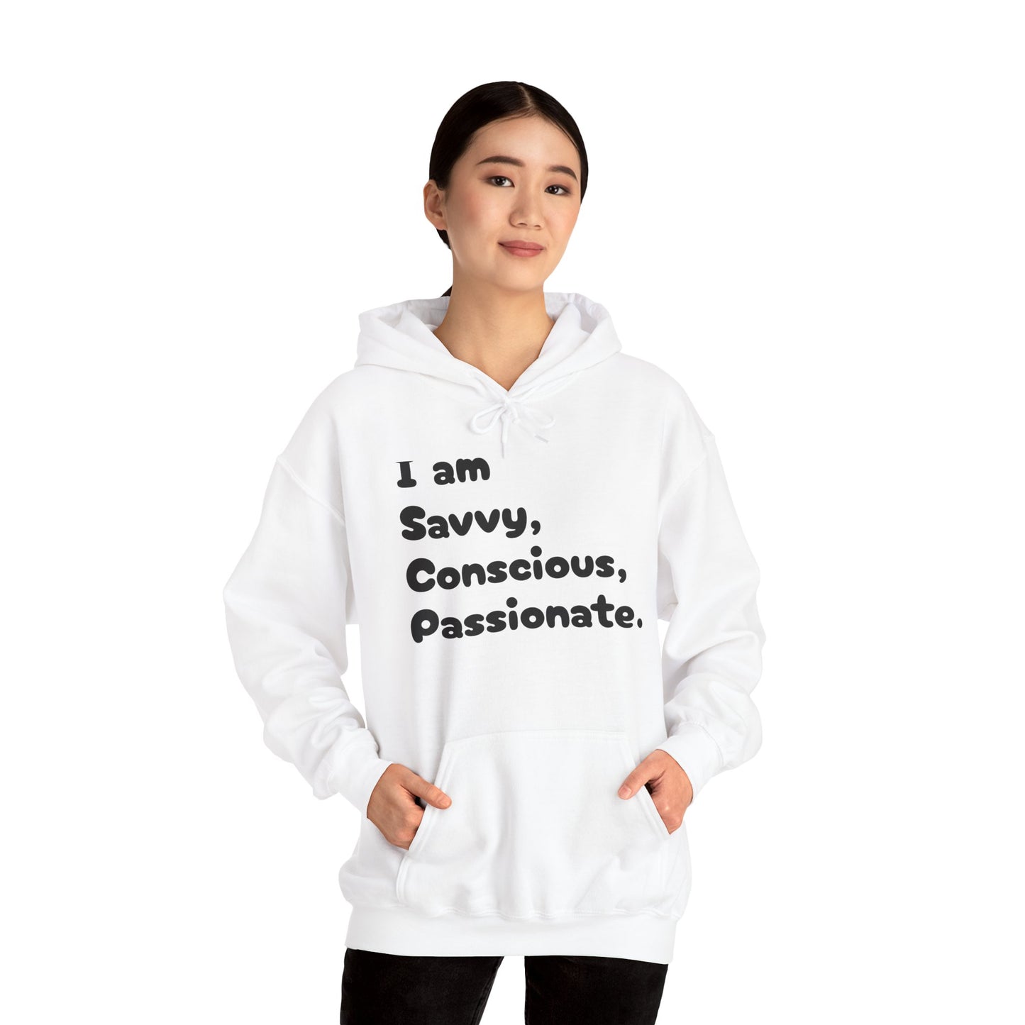 Savvy Conscious Passionate Heavy Blend™ Hooded Sweatshirt