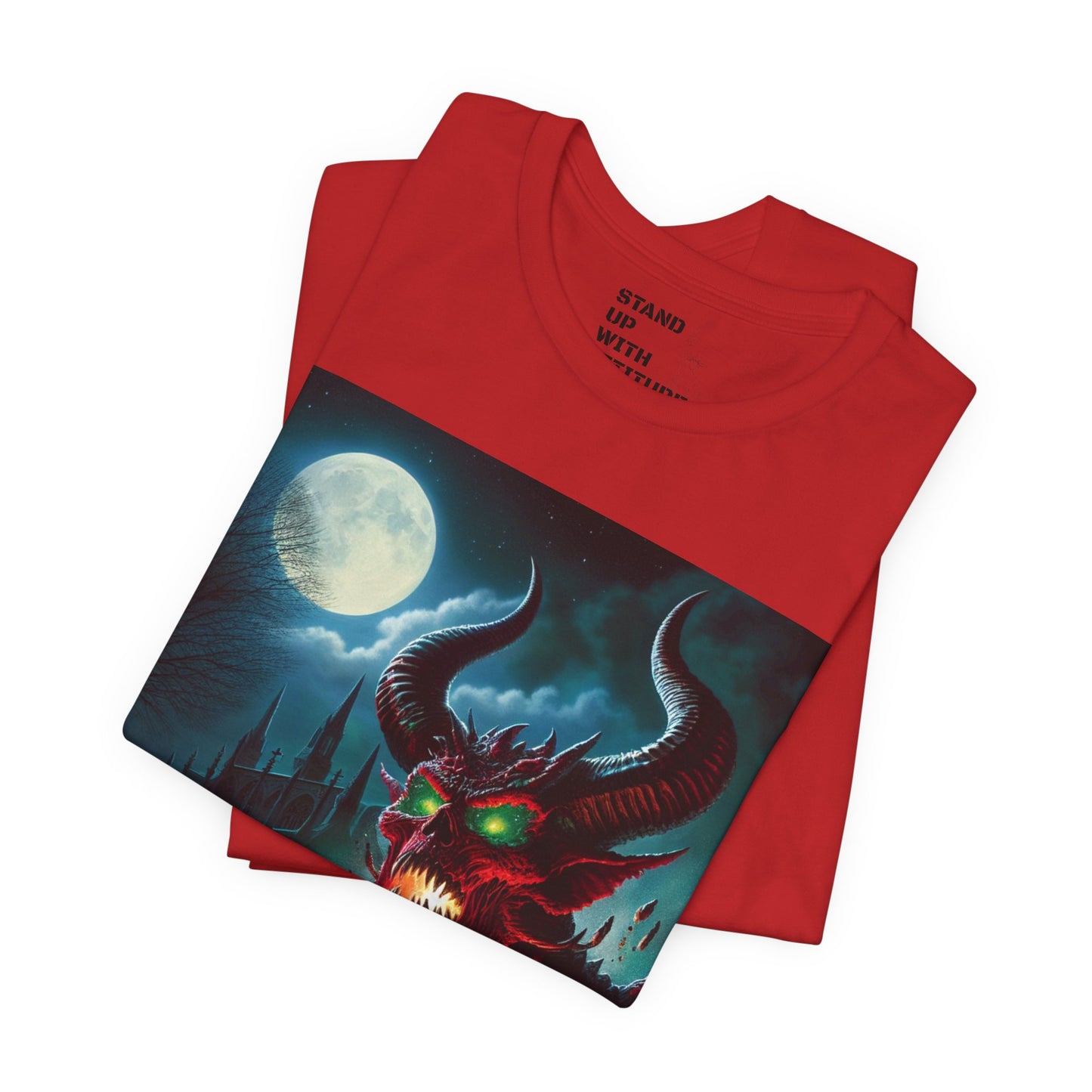The Devil Rises Jersey Short Sleeve Tee