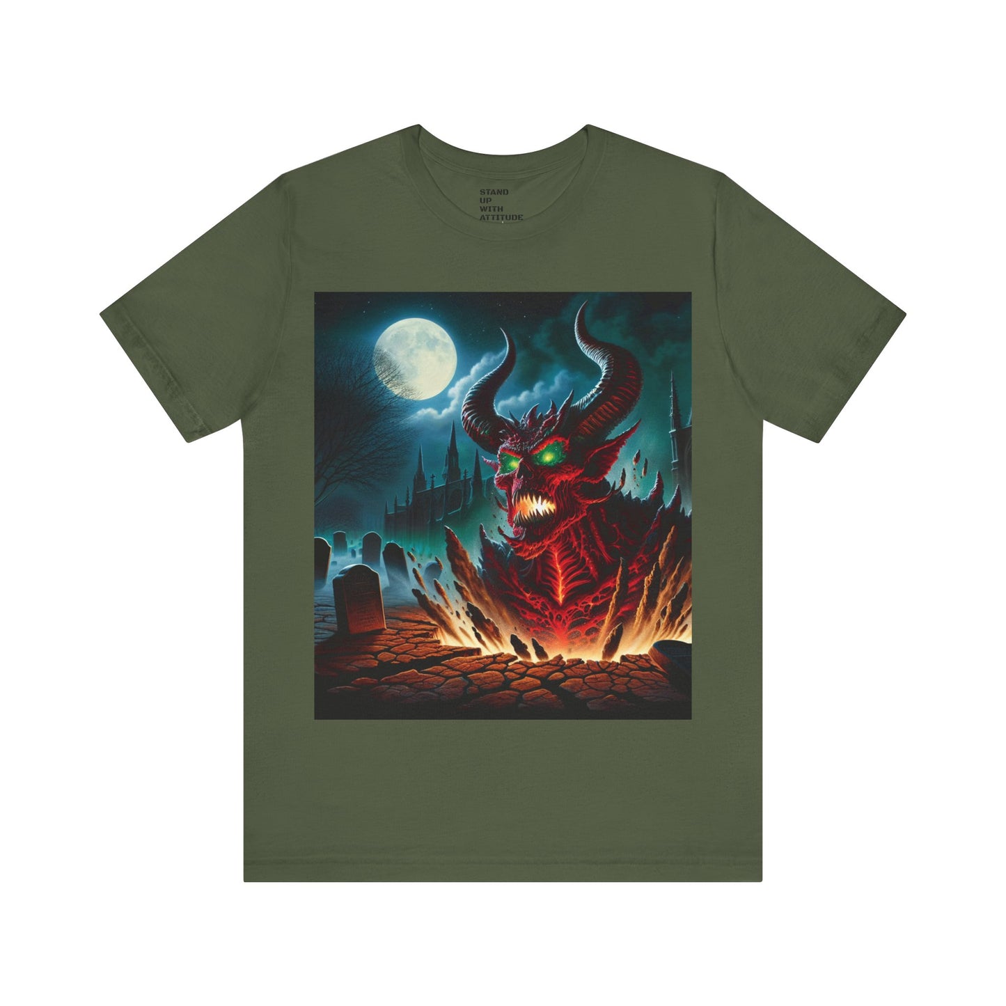 The Devil Rises Jersey Short Sleeve Tee