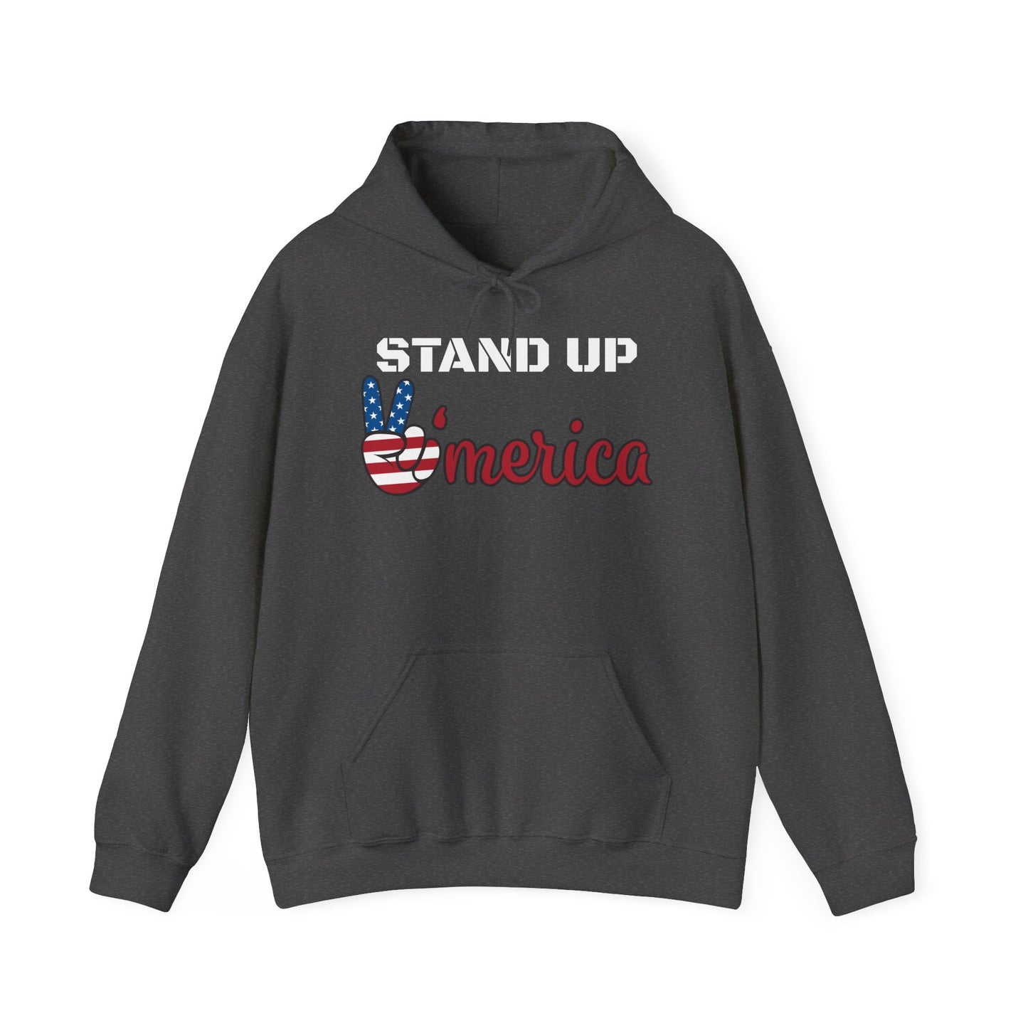 Stand Up America With Attitude Hooded Sweatshirt