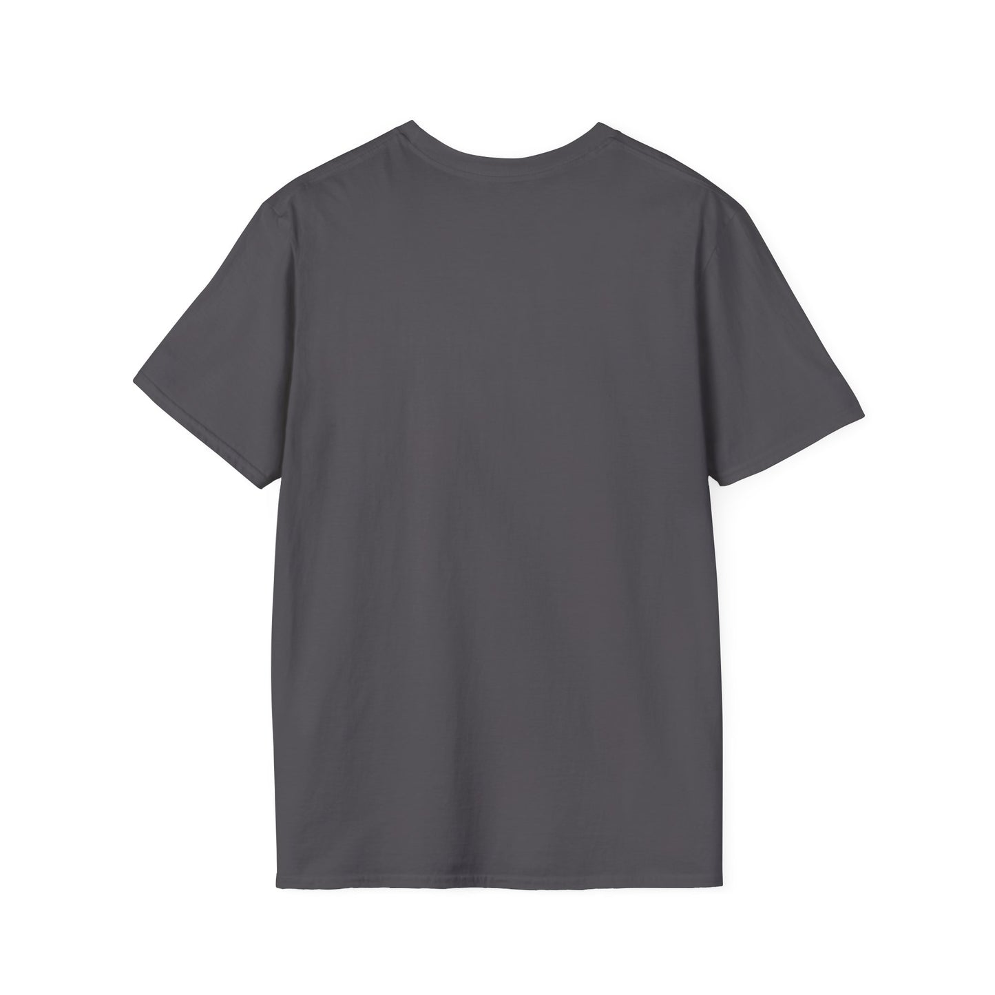 Crowd At Concert Cheering With American Flag And Fireworks Softstyle T-Shirt
