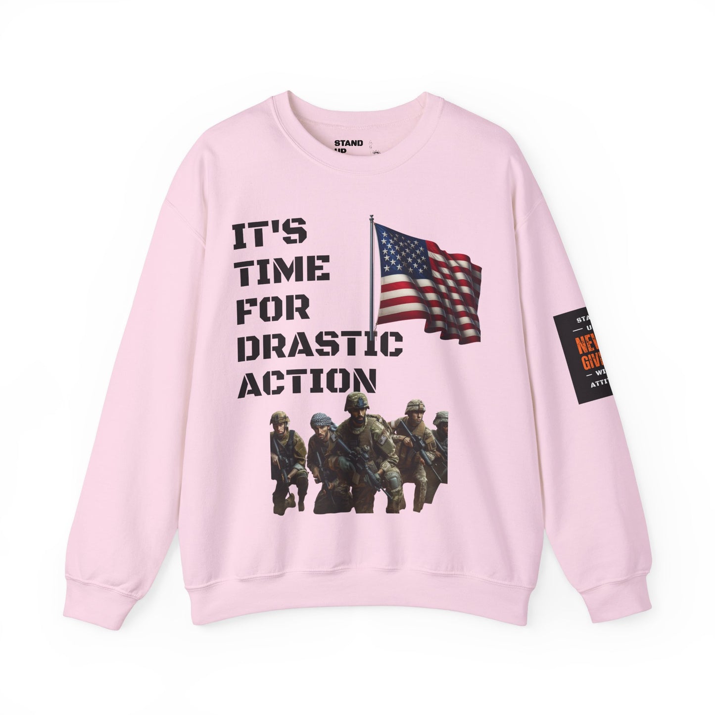 Time For Drastic Action Heavy Blend™ Crewneck Sweatshirt