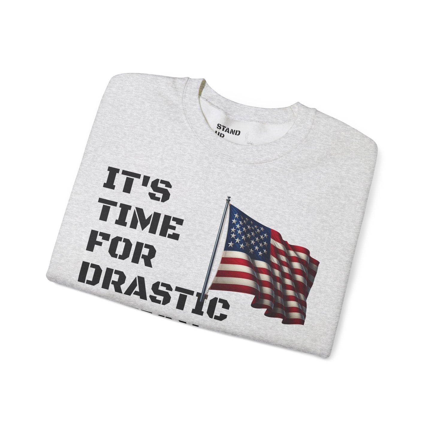 Time For Drastic Action Heavy Blend™ Crewneck Sweatshirt