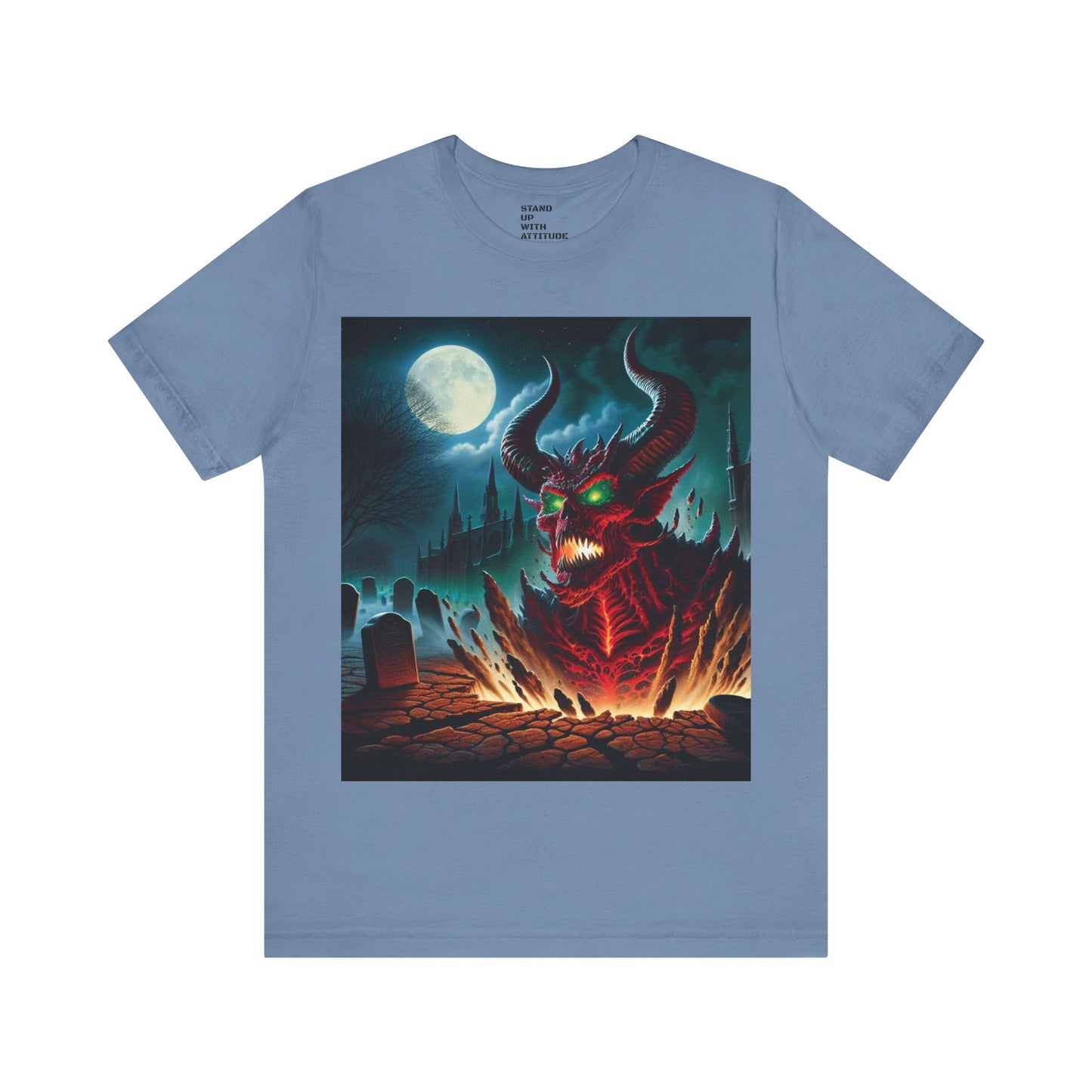 The Devil Rises Jersey Short Sleeve Tee