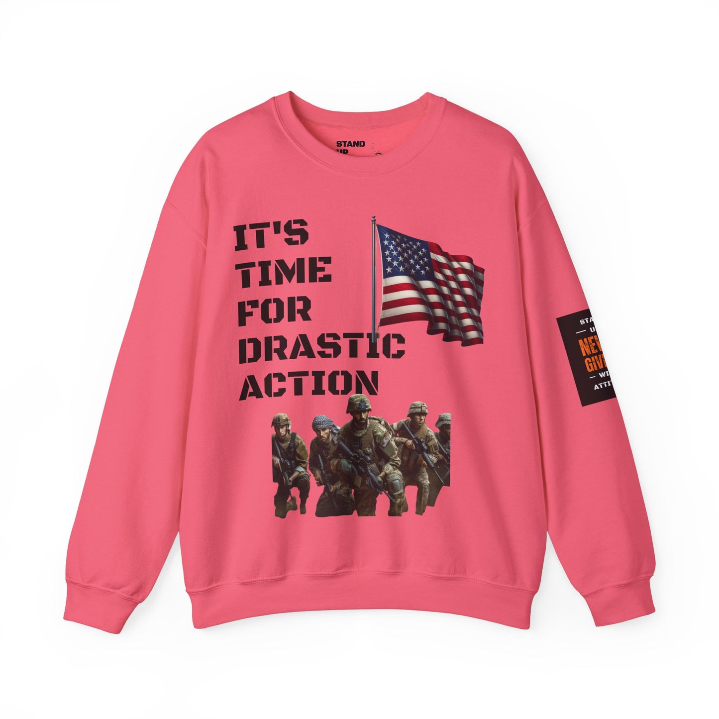 Time For Drastic Action Heavy Blend™ Crewneck Sweatshirt
