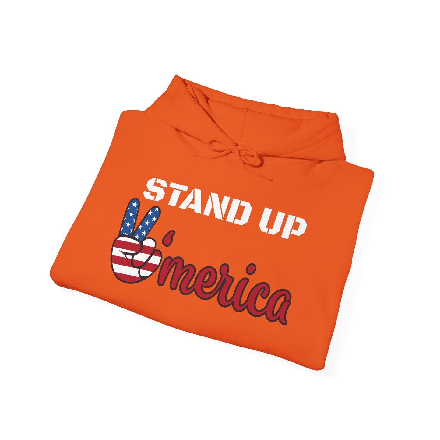 Stand Up America With Attitude Hooded Sweatshirt