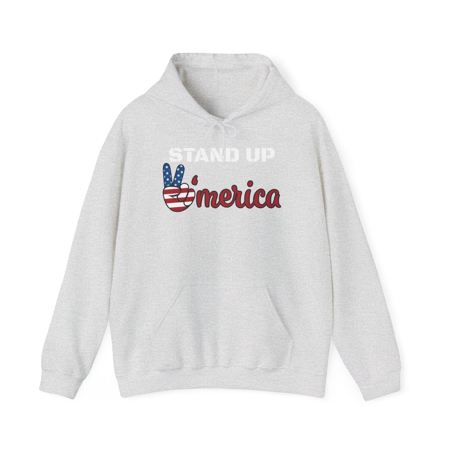 Stand Up America With Attitude Hooded Sweatshirt