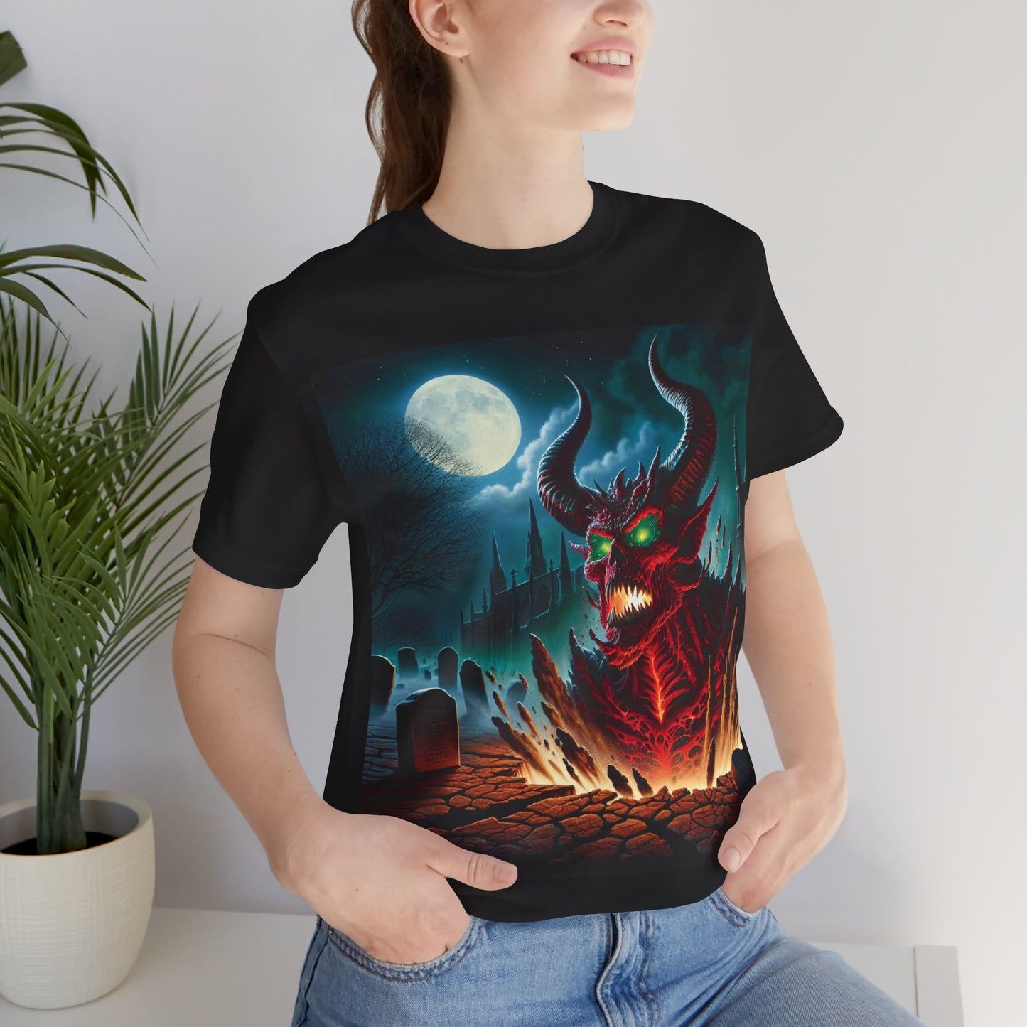 The Devil Rises Jersey Short Sleeve Tee