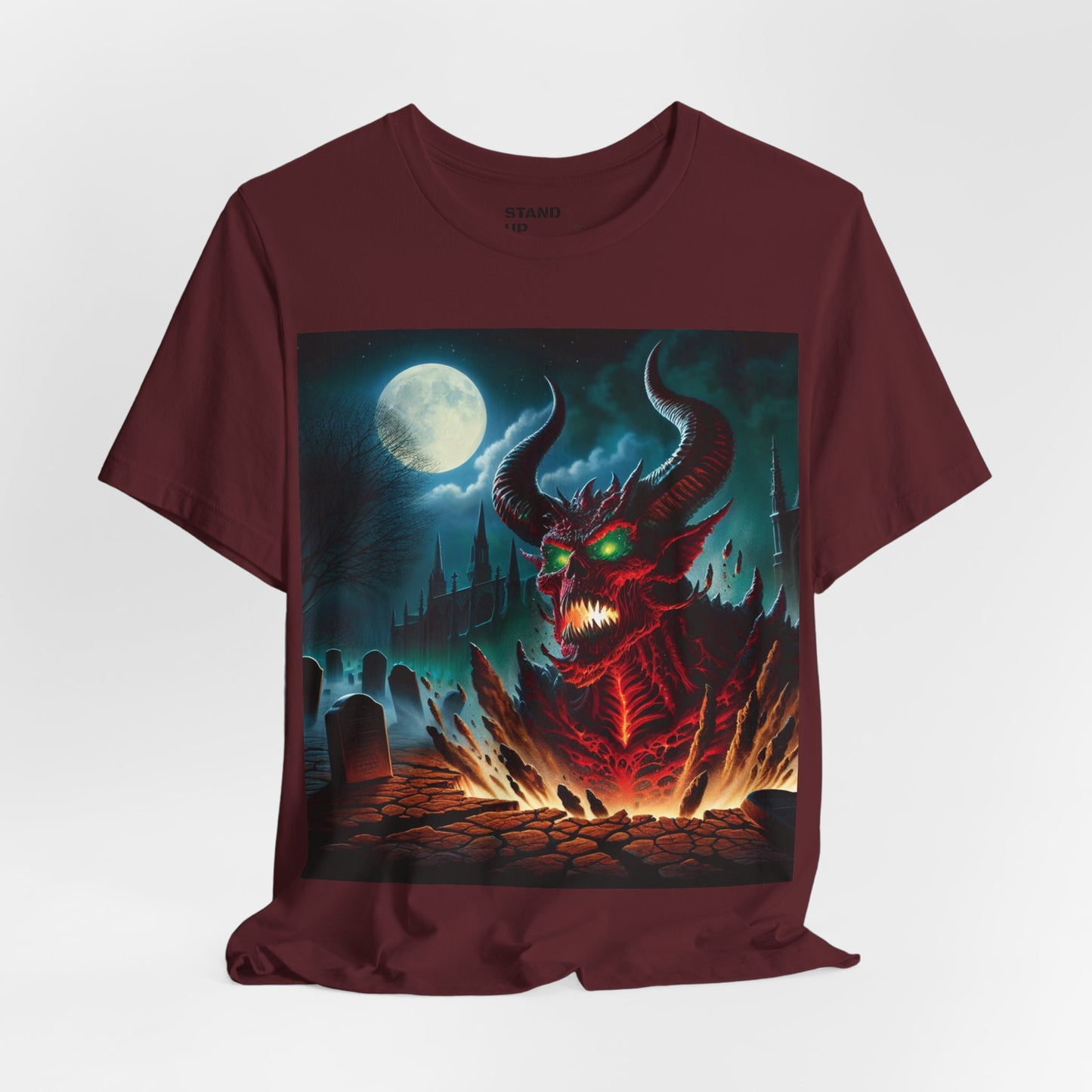The Devil Rises Jersey Short Sleeve Tee
