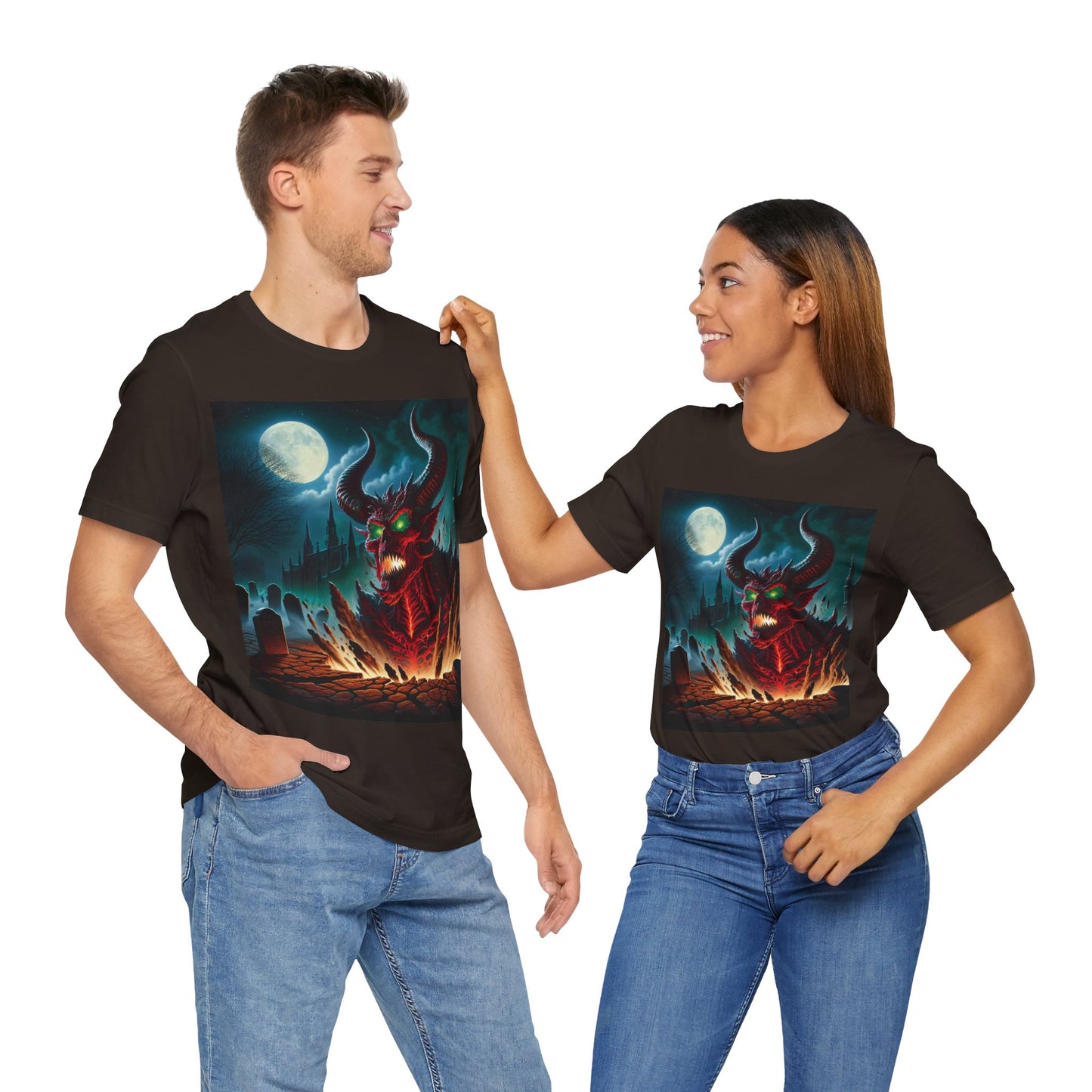 The Devil Rises Jersey Short Sleeve Tee