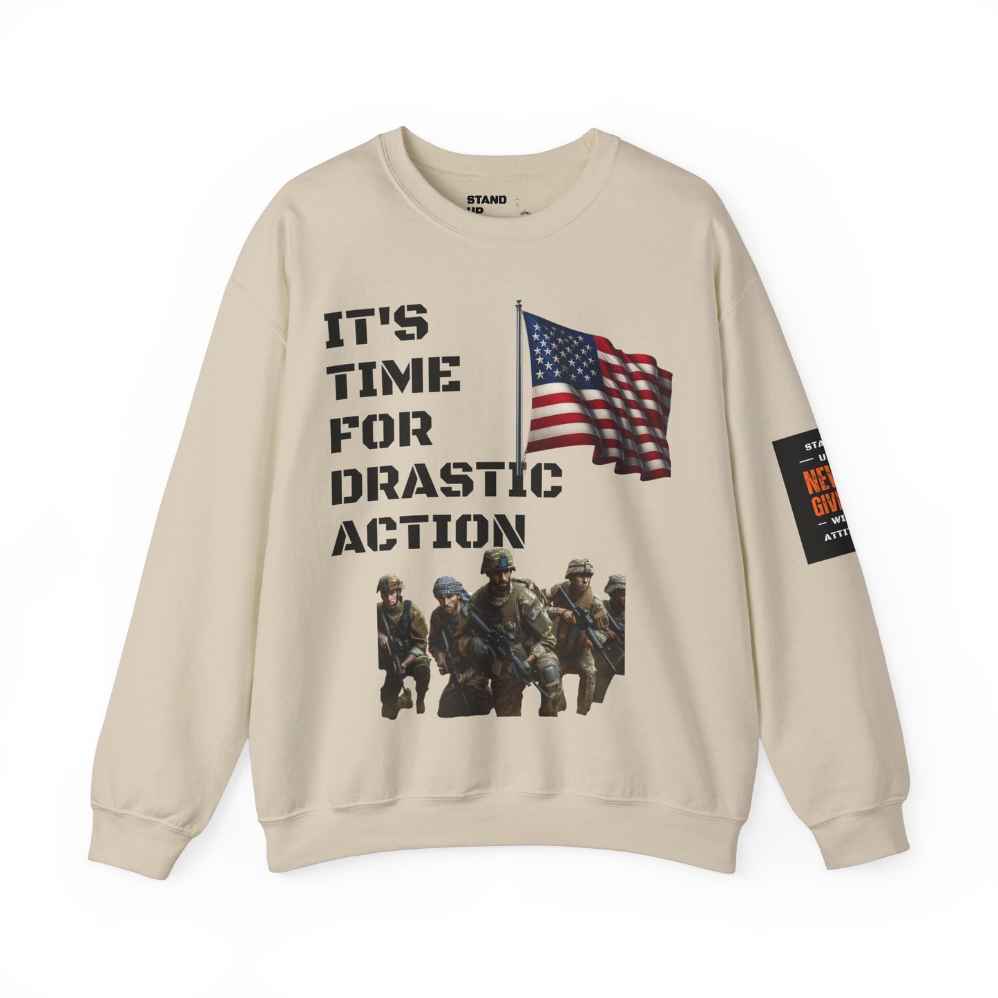 Time For Drastic Action Heavy Blend™ Crewneck Sweatshirt