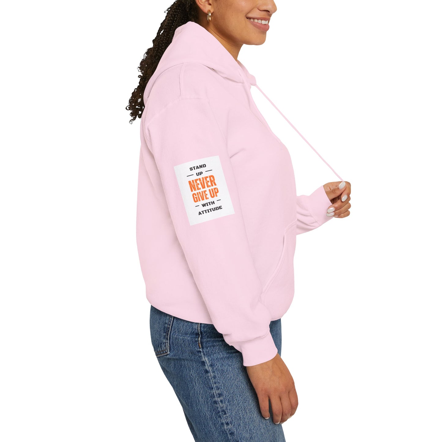 Stand Up Dual Arm Patch Heavy Blend™ Hooded Sweatshirt