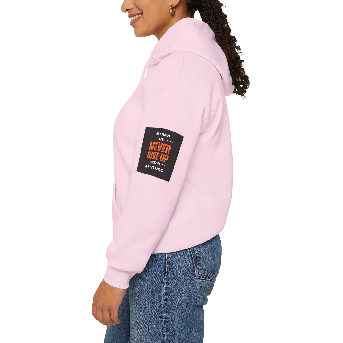 Stand Up Dual Arm Patch Heavy Blend™ Hooded Sweatshirt