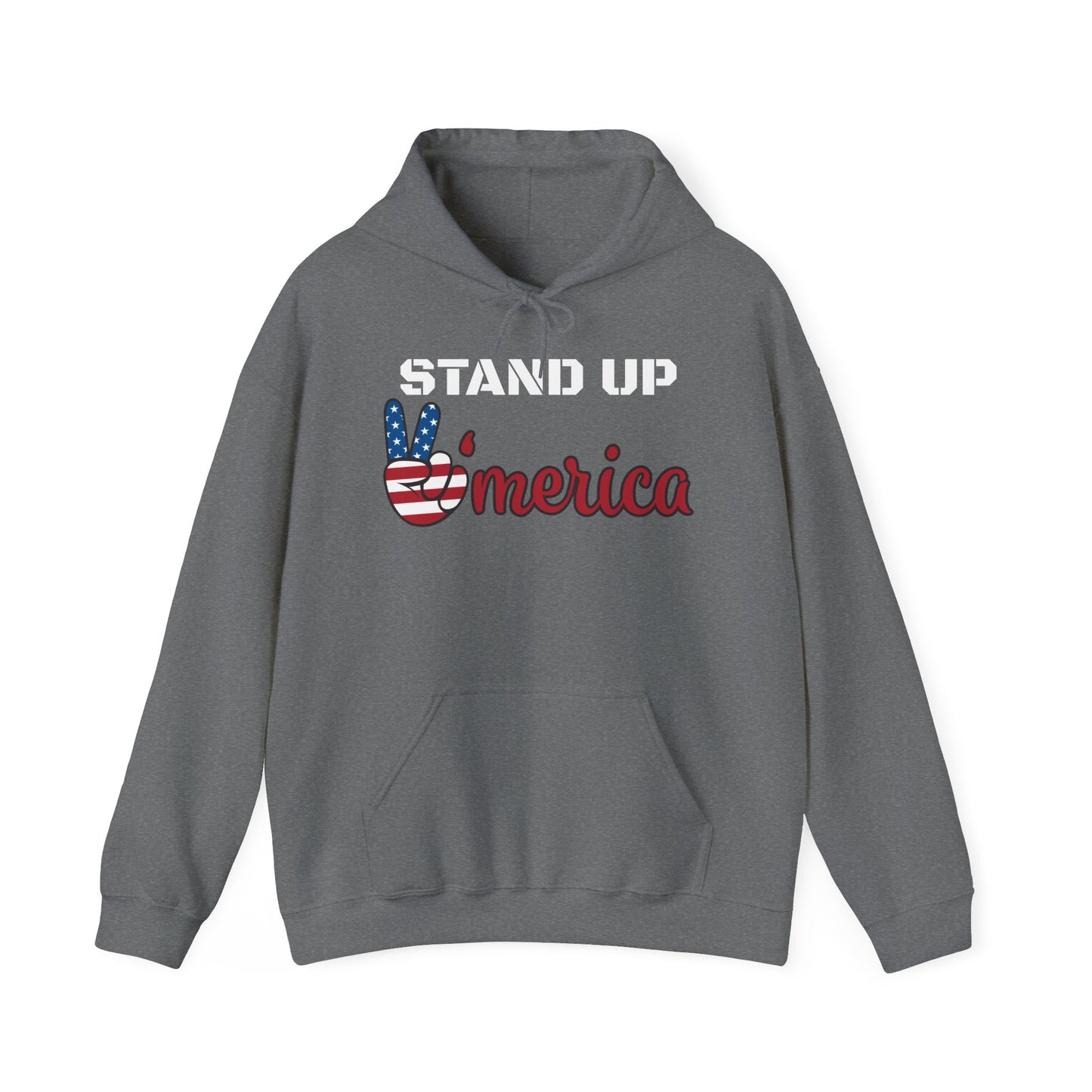 Stand Up America With Attitude Hooded Sweatshirt