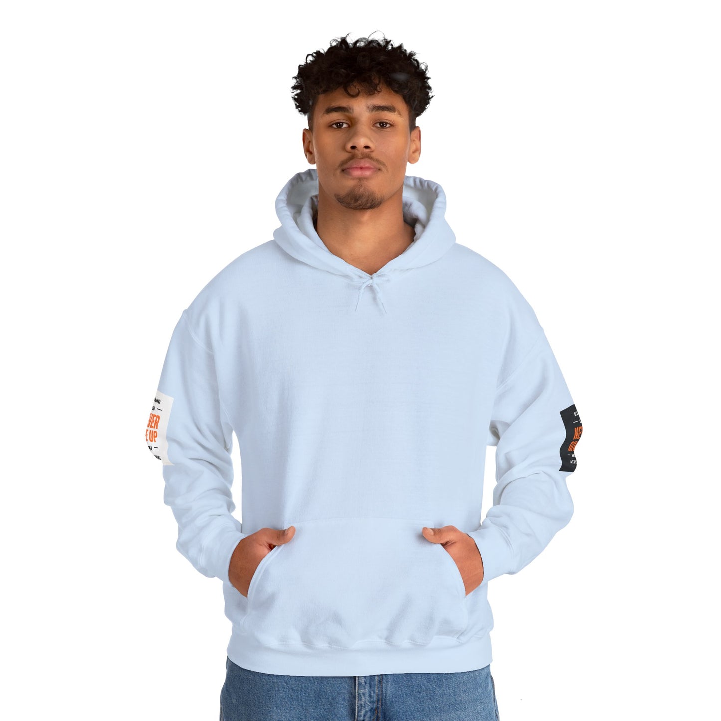 Stand Up Dual Arm Patch Heavy Blend™ Hooded Sweatshirt