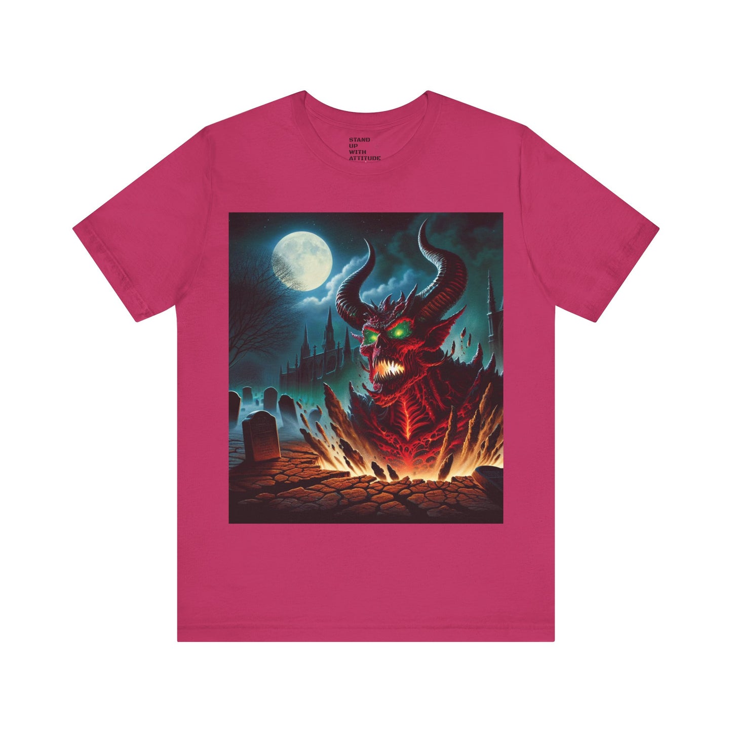 The Devil Rises Jersey Short Sleeve Tee
