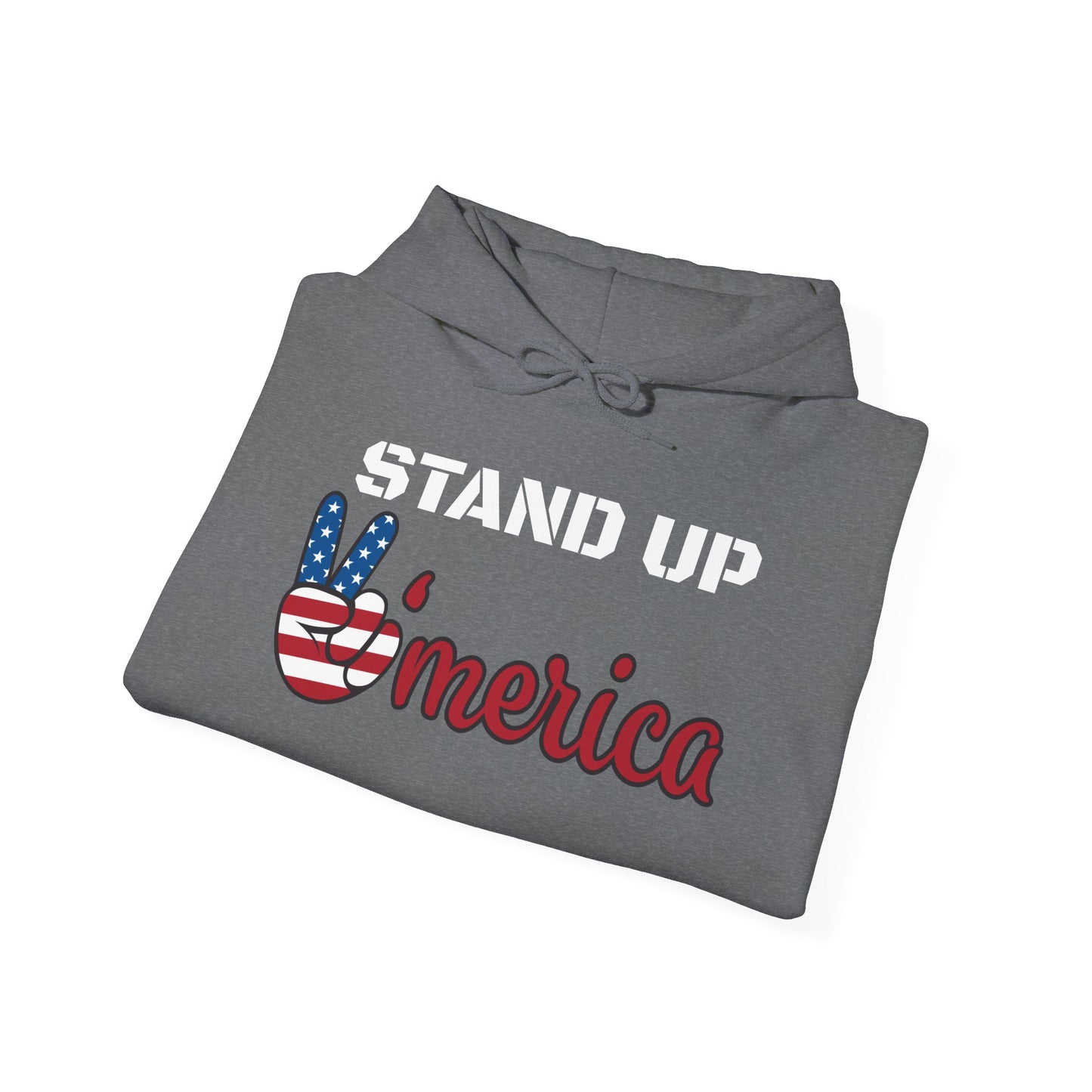 Stand Up America With Attitude Hooded Sweatshirt