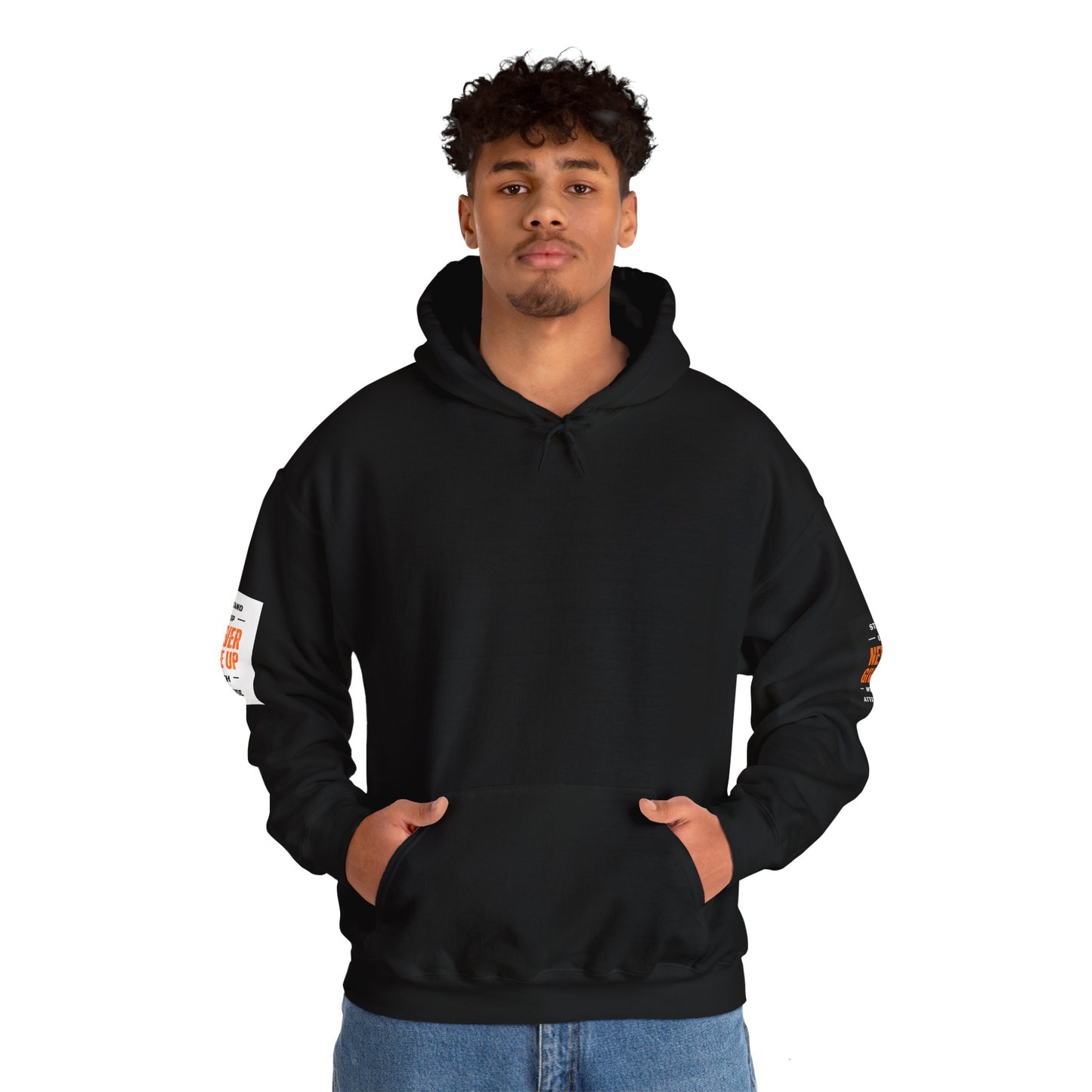 Stand Up Dual Arm Patch Heavy Blend™ Hooded Sweatshirt