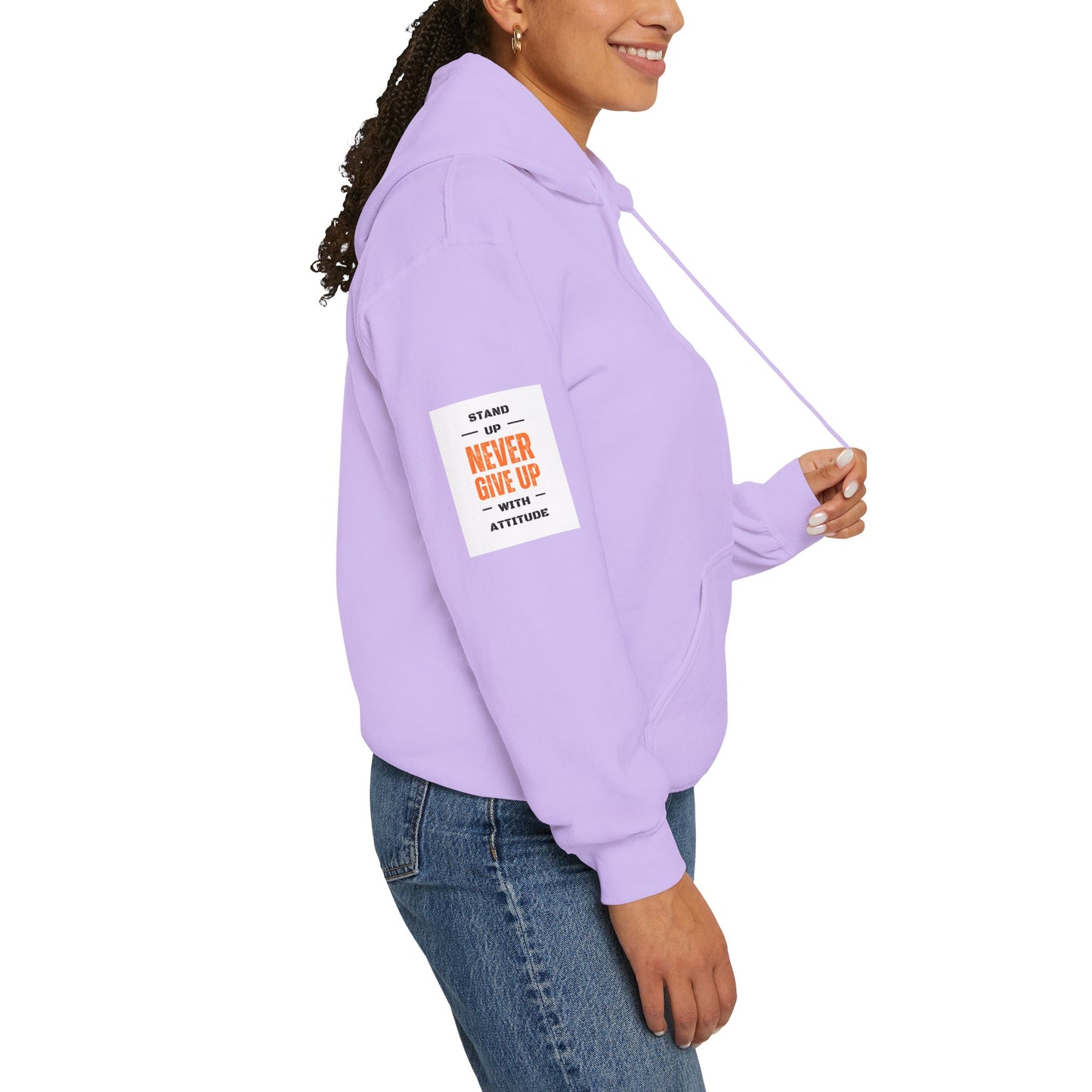 Stand Up Dual Arm Patch Heavy Blend™ Hooded Sweatshirt