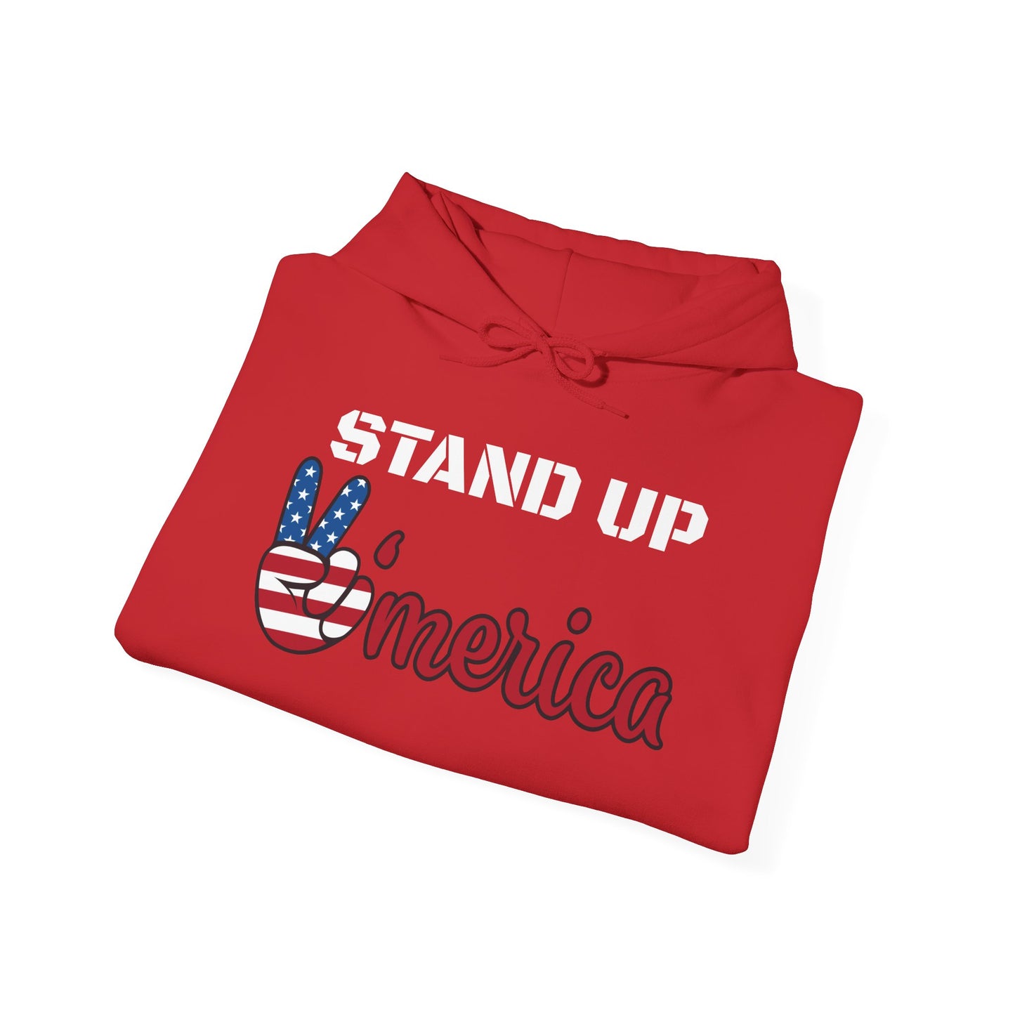 Stand Up America With Attitude Hooded Sweatshirt