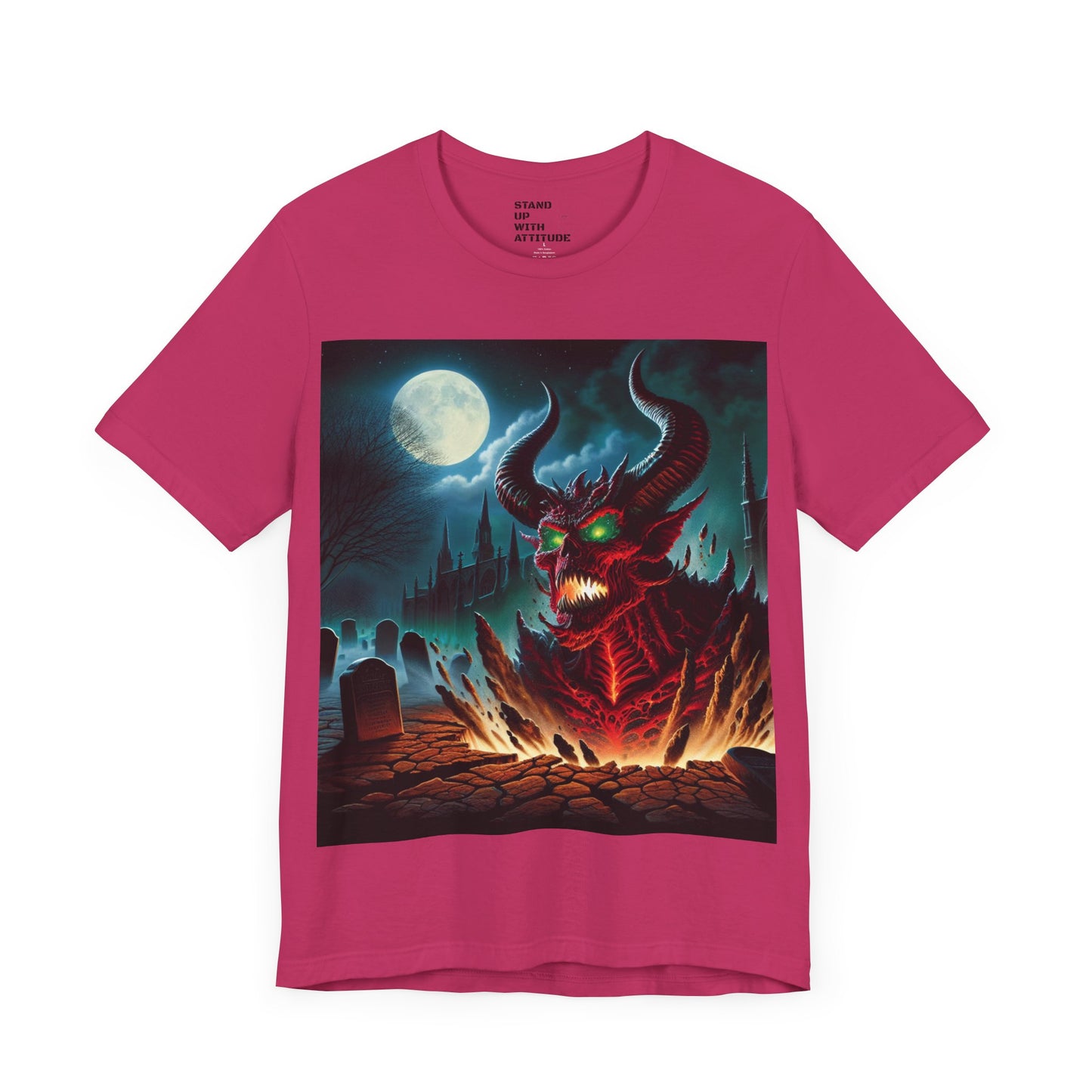 The Devil Rises Jersey Short Sleeve Tee
