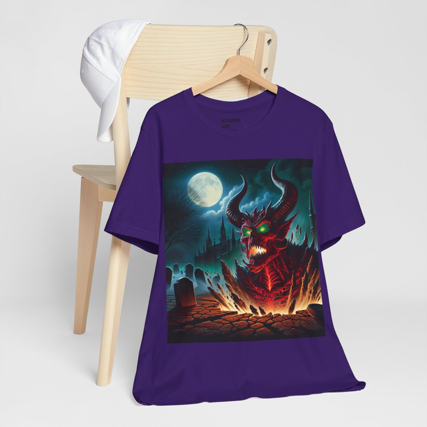 The Devil Rises Jersey Short Sleeve Tee