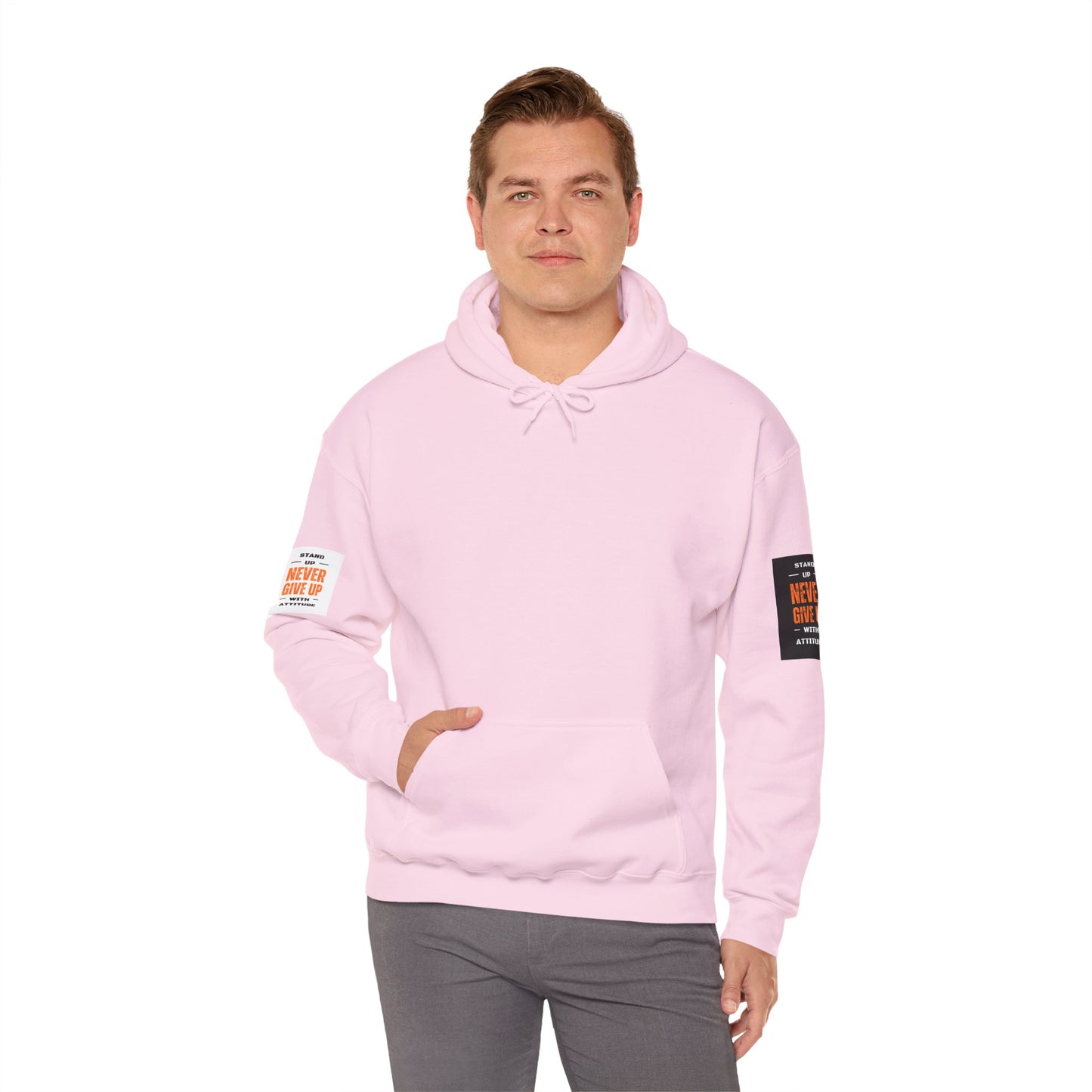 Stand Up Dual Arm Patch Heavy Blend™ Hooded Sweatshirt