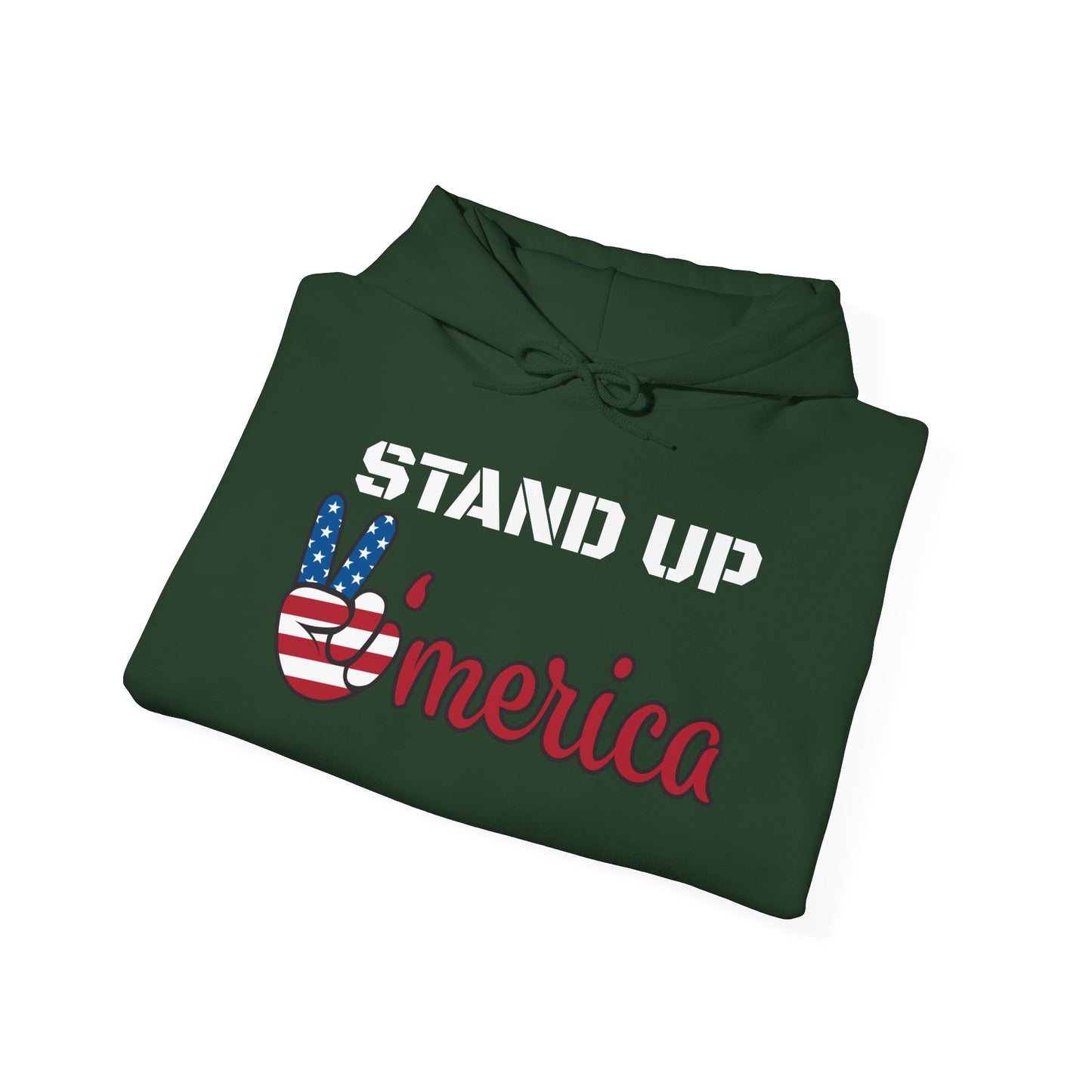 Stand Up America With Attitude Hooded Sweatshirt