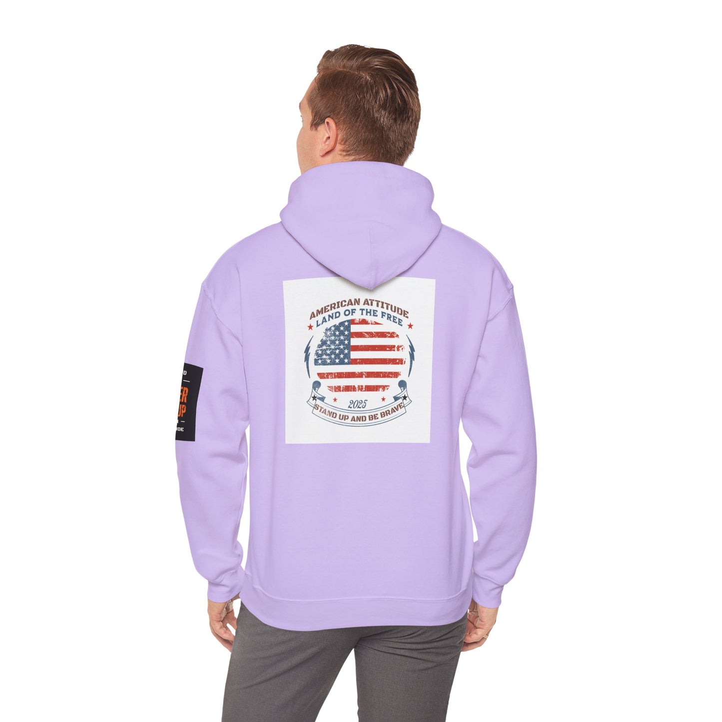 American Attitude Stand Up And Be Brave Heavy Blend™ Hooded Sweatshirt