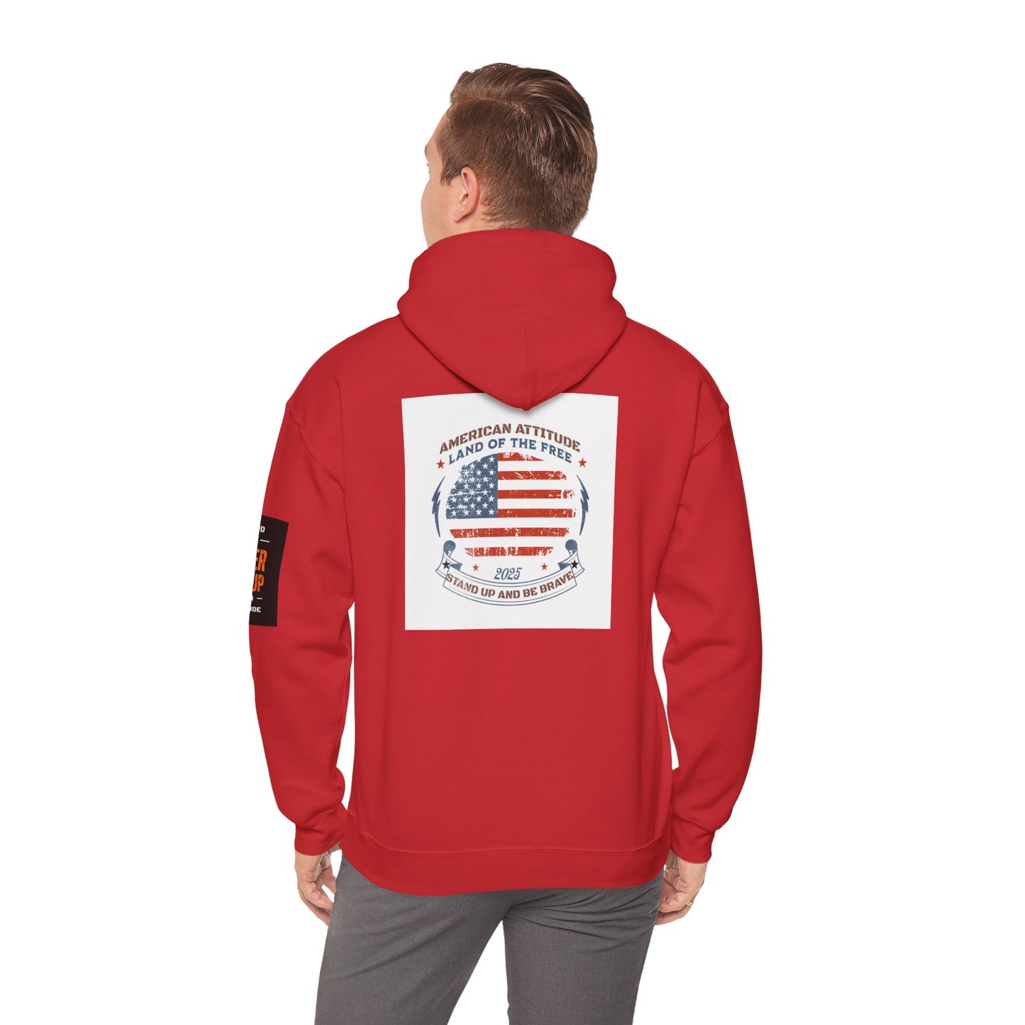 American Attitude Stand Up And Be Brave Heavy Blend™ Hooded Sweatshirt