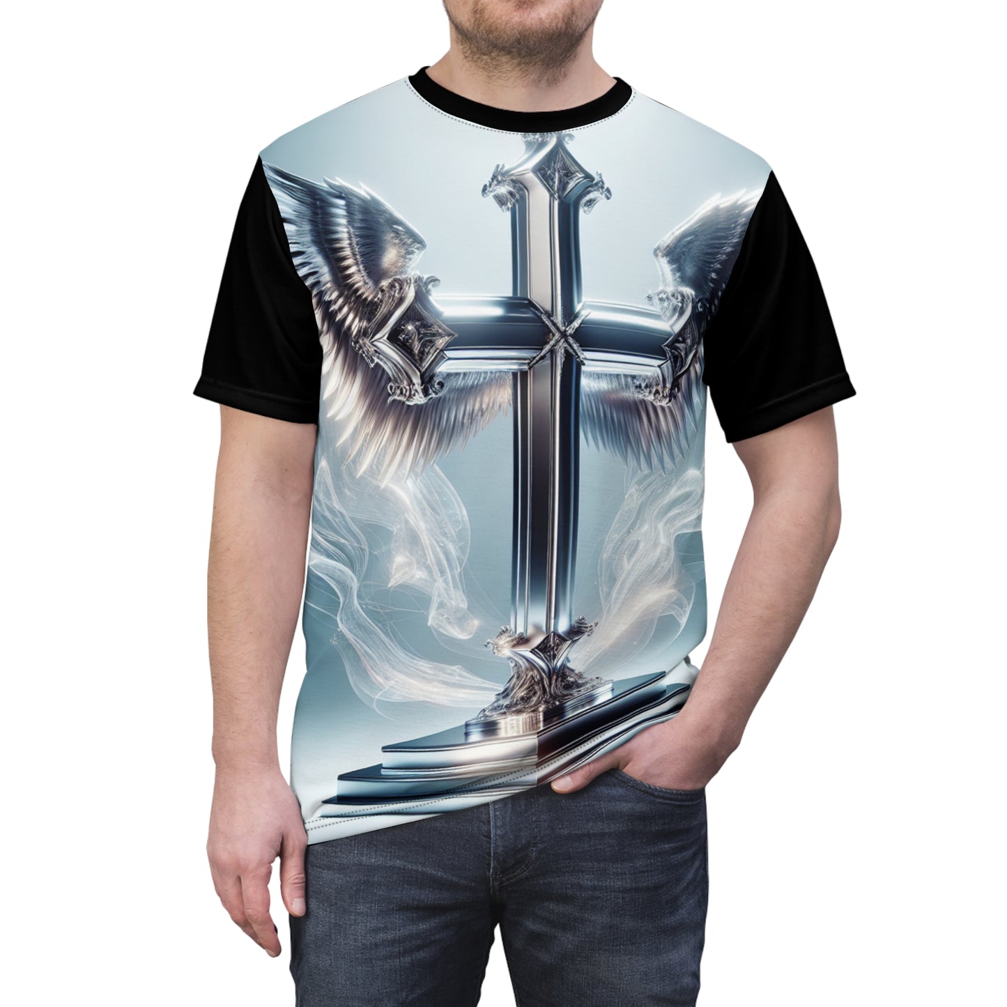 Chrome Cross Cut & Sew Tee (AOP)