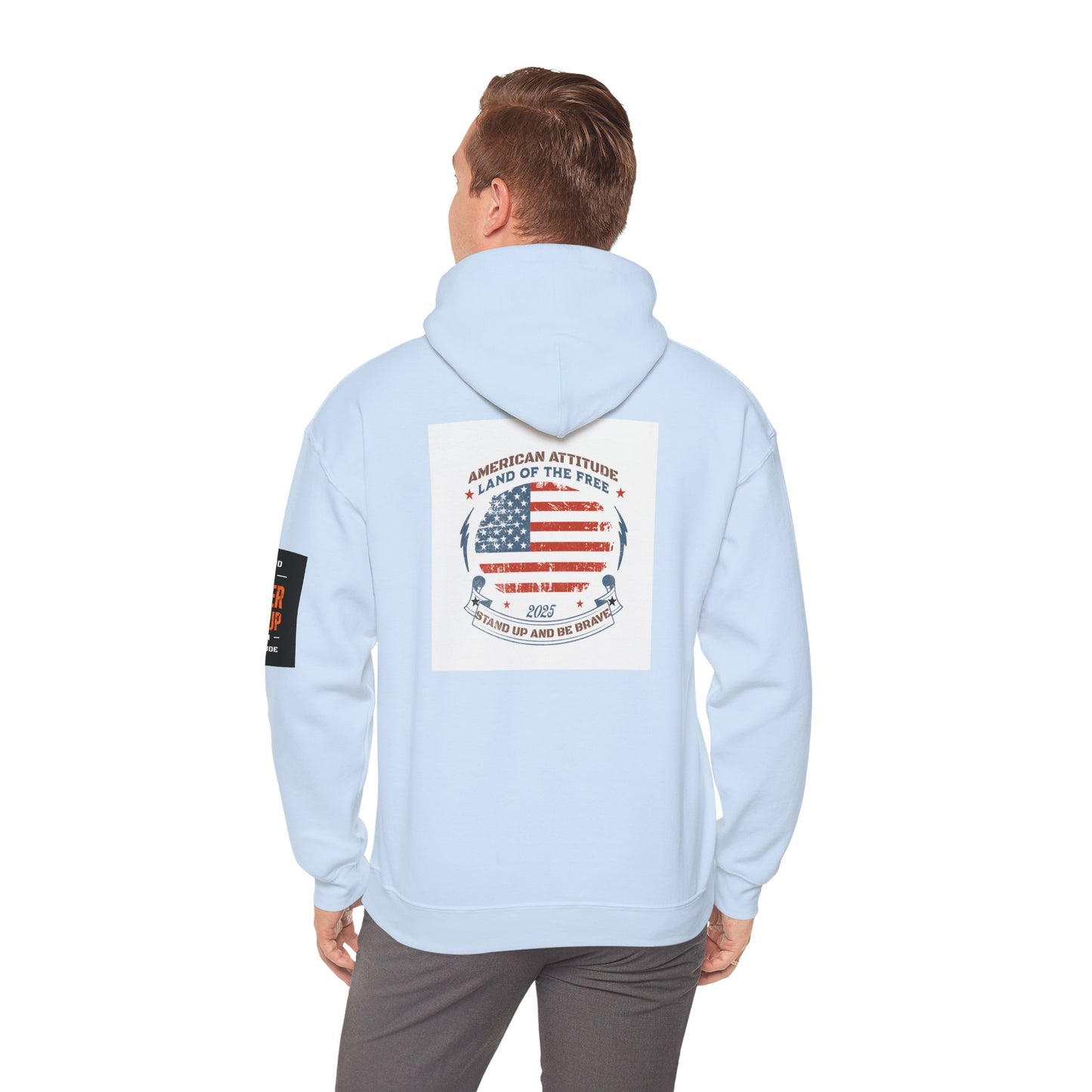 American Attitude Stand Up And Be Brave Heavy Blend™ Hooded Sweatshirt